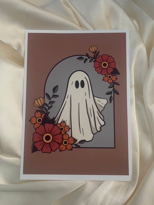 Floral Ghost Print