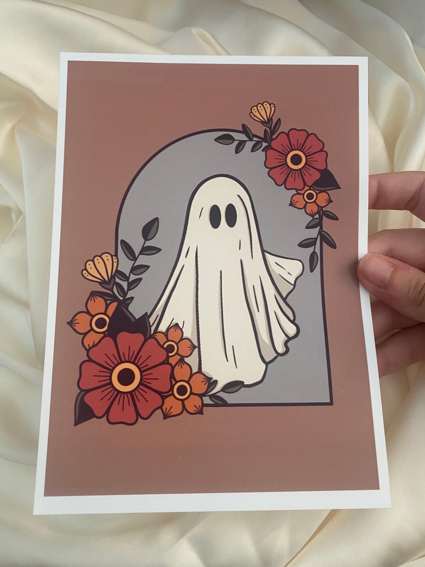 Floral Ghost Print
