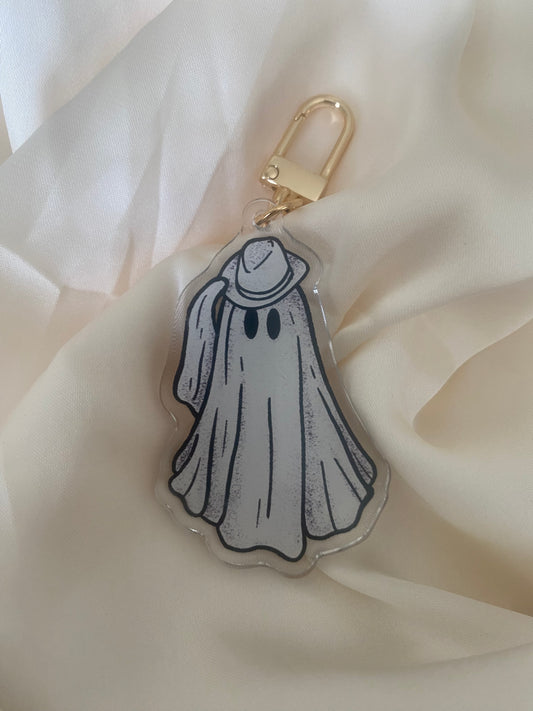 Howdy Ghost Keychain