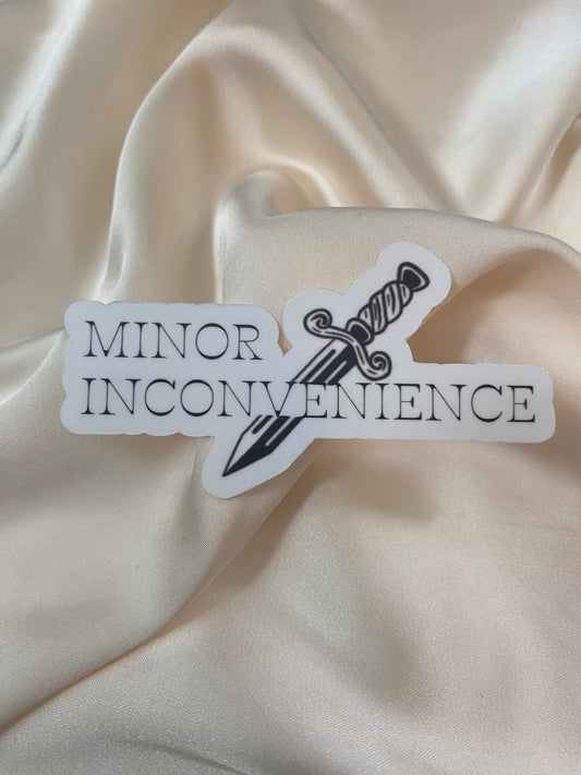 Minor inconvenience logo