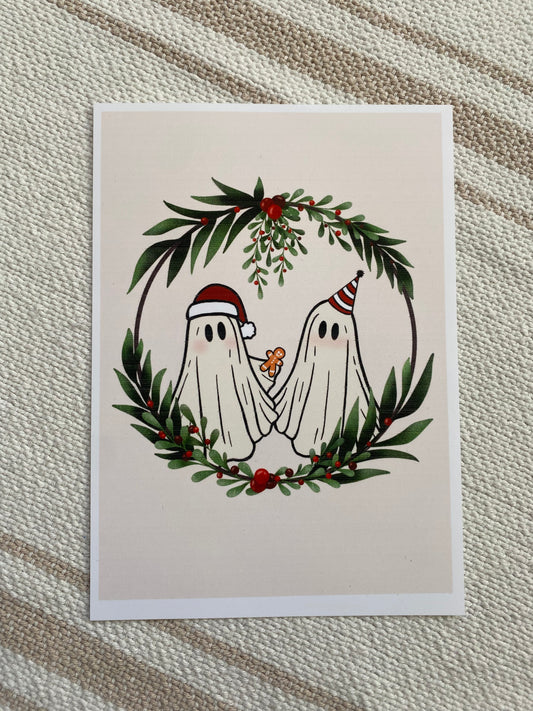 Mistletoe Ghost Print