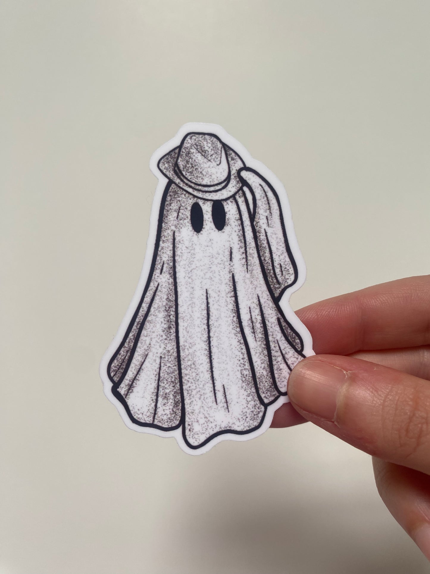 Howdy Ghost Sticker