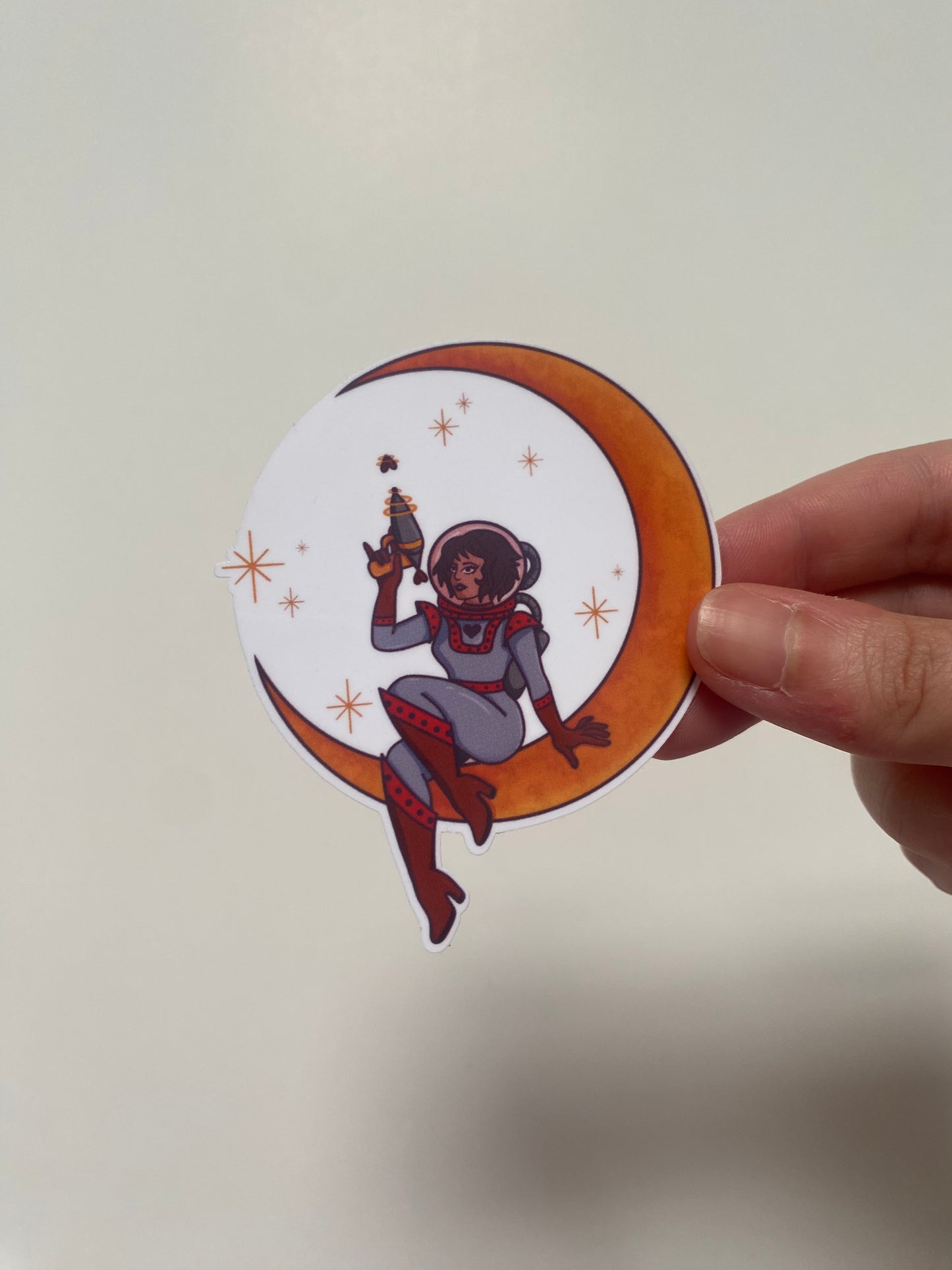 Space Girl Sticker