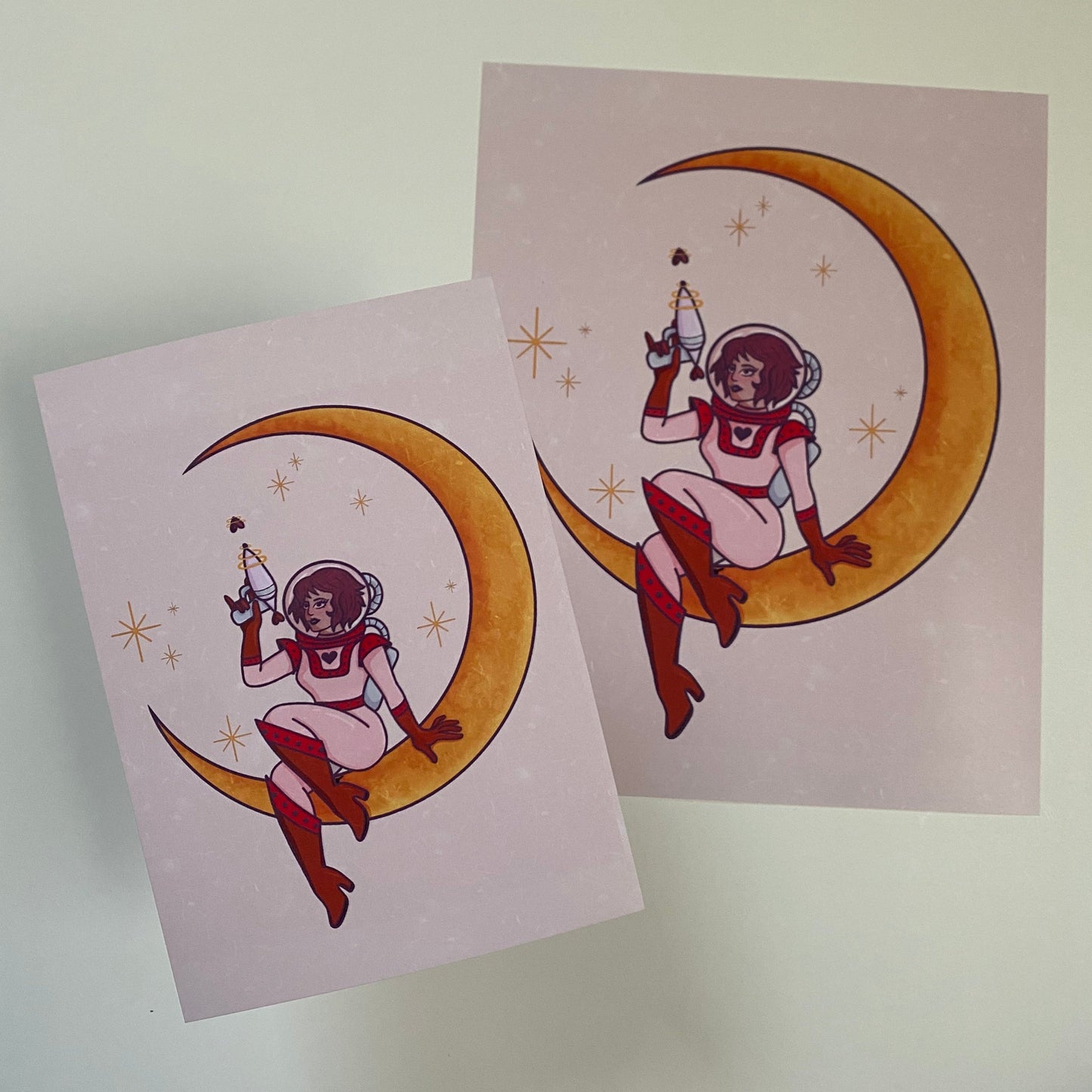Space Girl Print