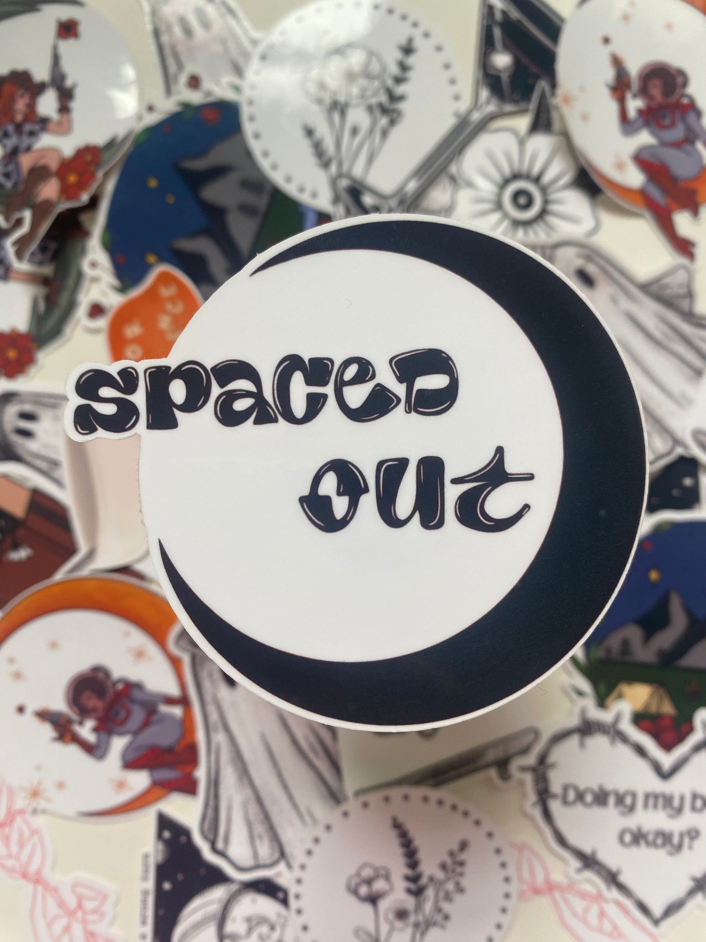 Spaced Out Sticker