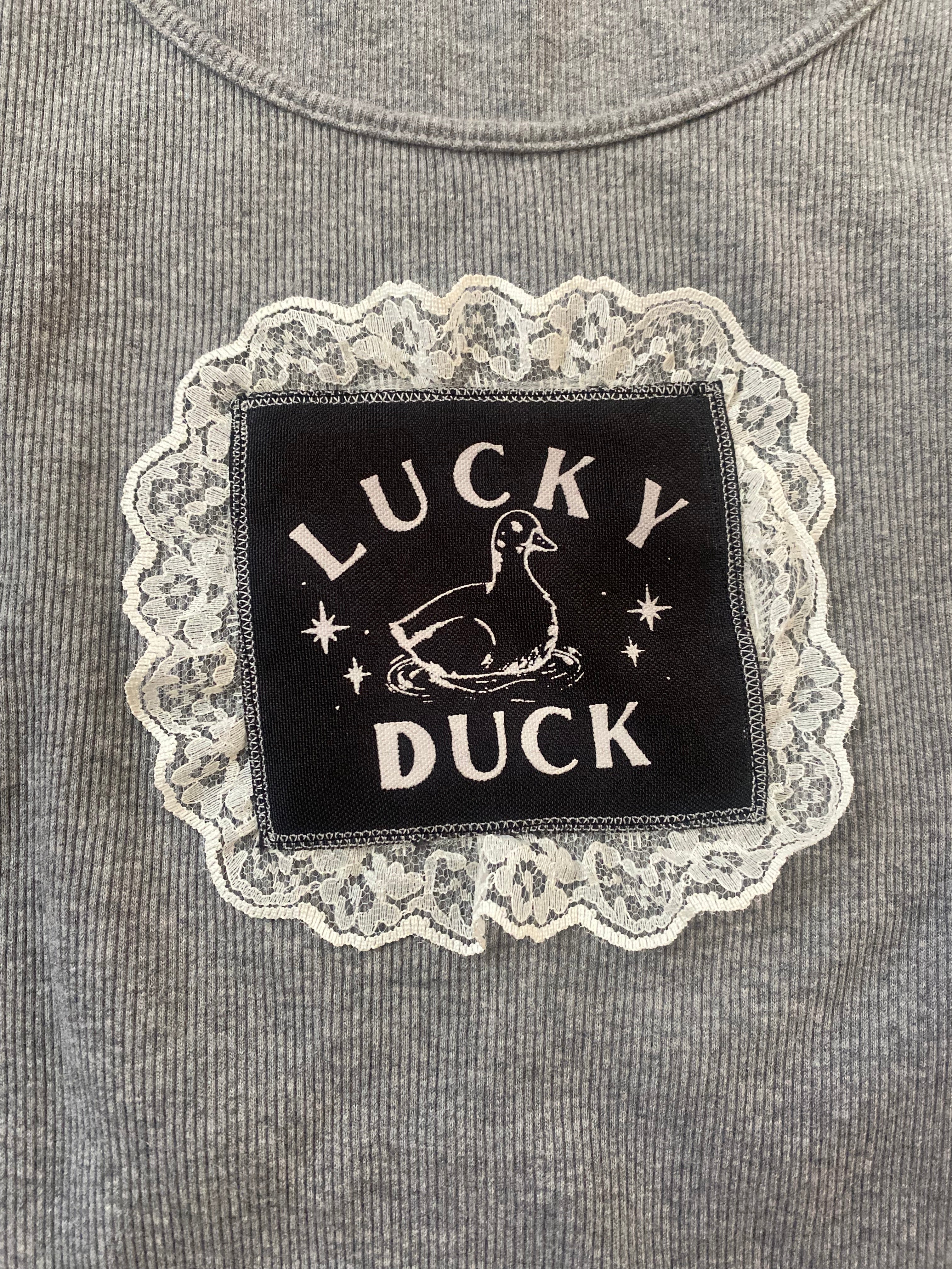 Upcycled Lace patch work tank