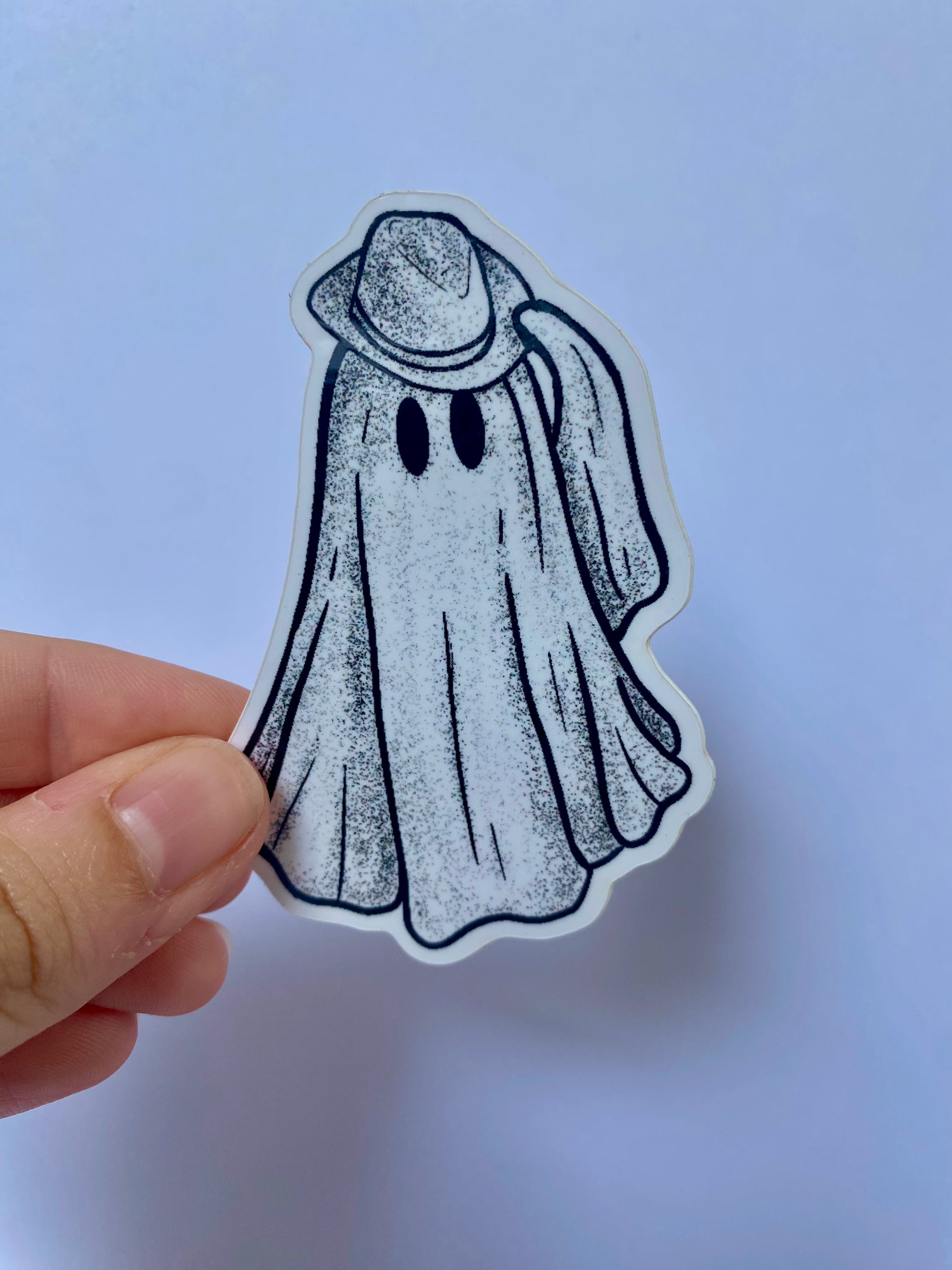 Howdy Ghost Sticker