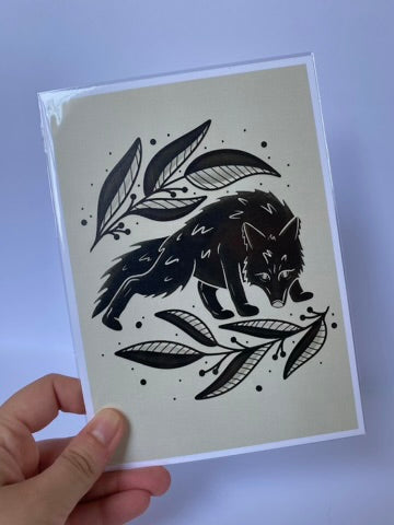 Wolf Print