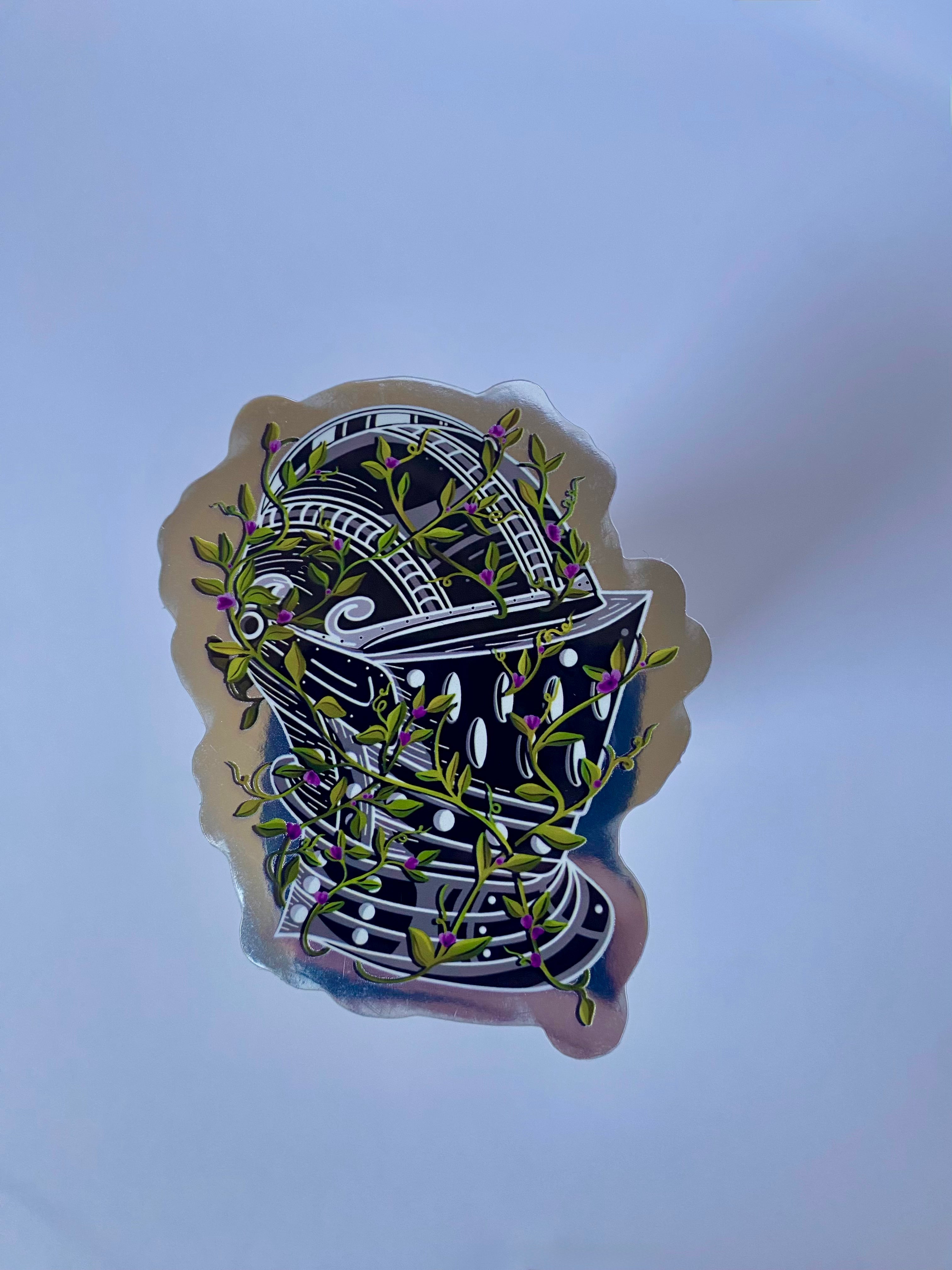 Overgrown Helmet Sticker
