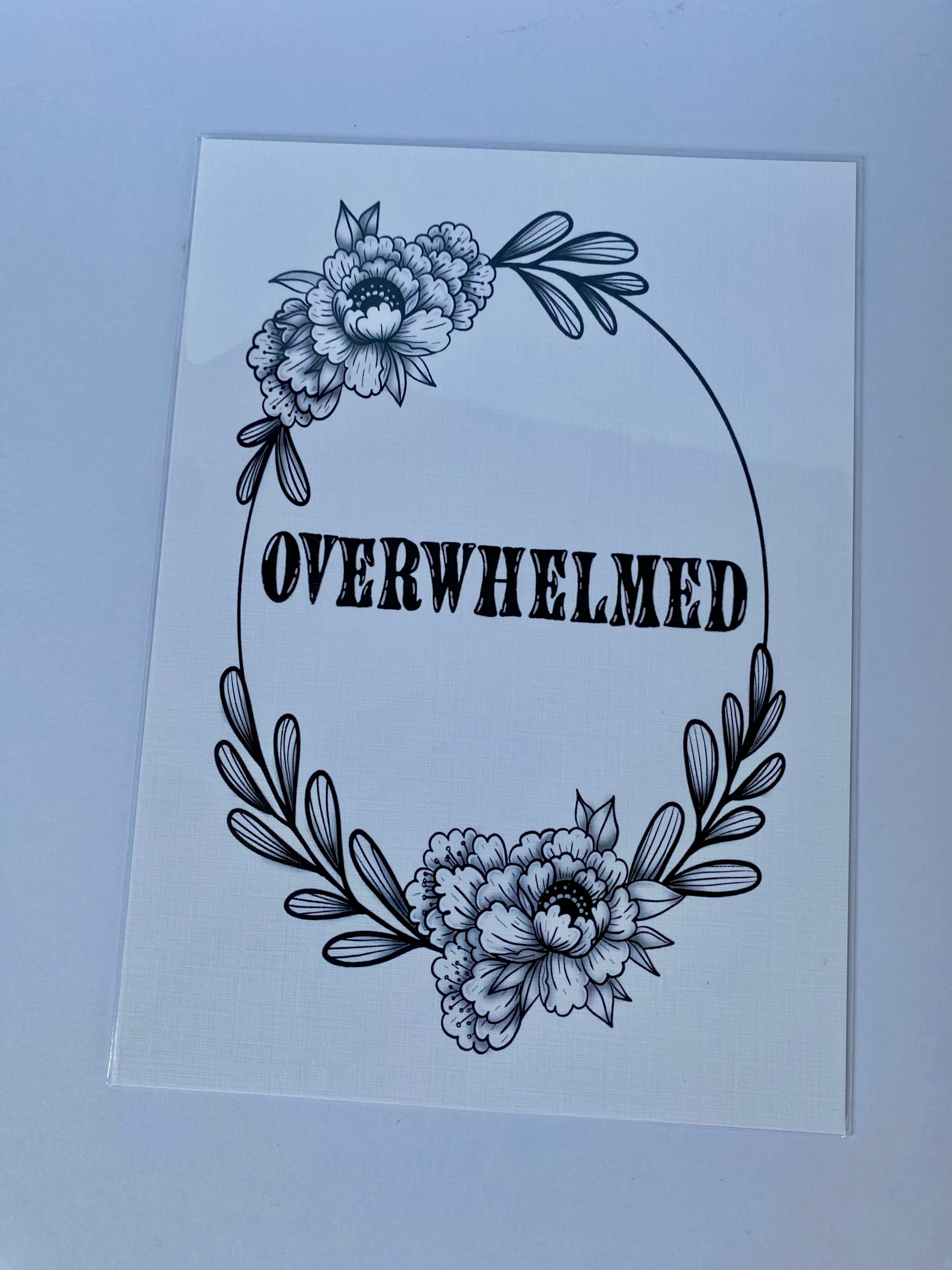 Overwhelmed Print