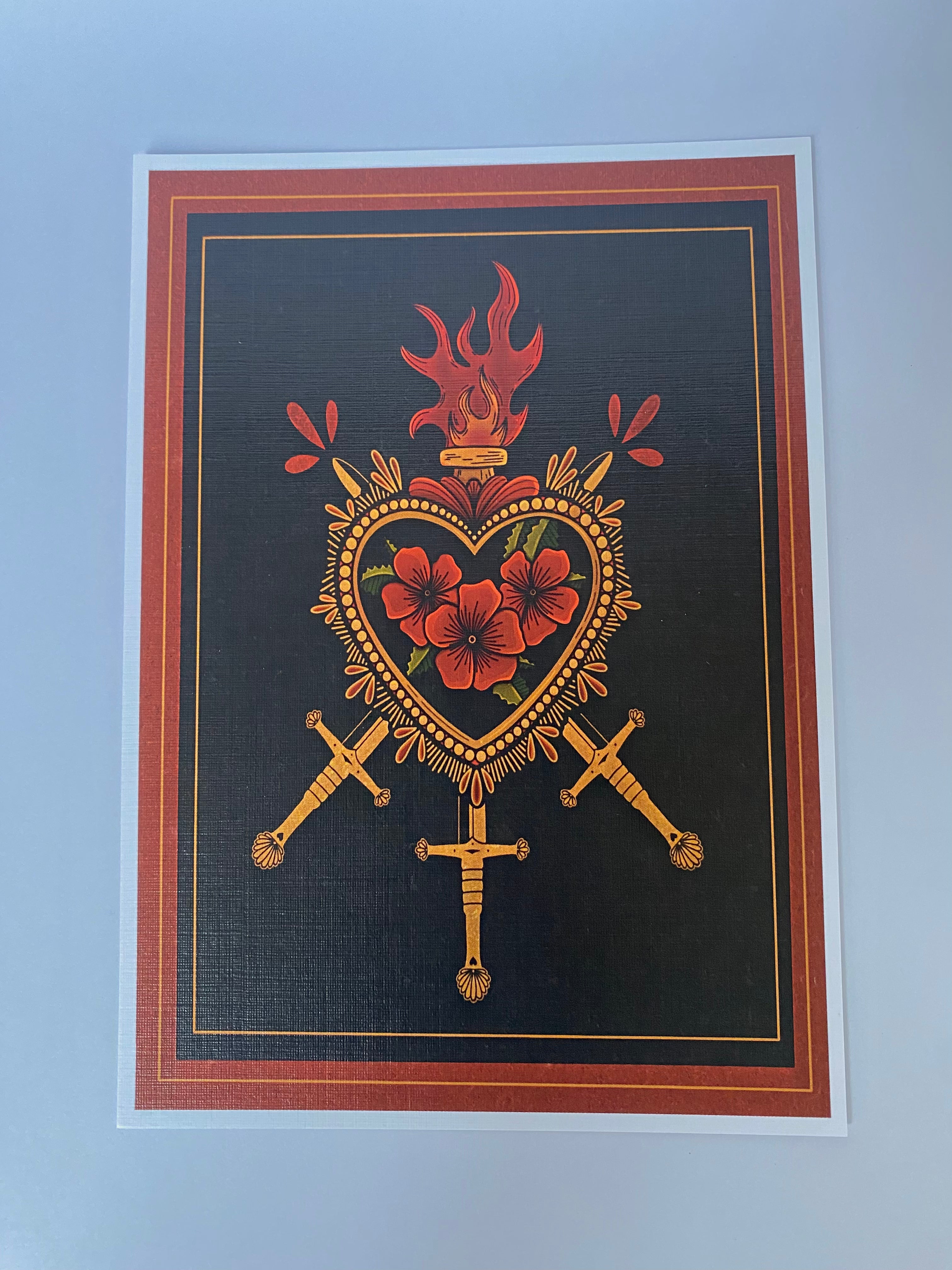 Three of Swords Print