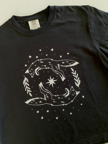 Starry Fox Boxy Cropped Tee PREORDER