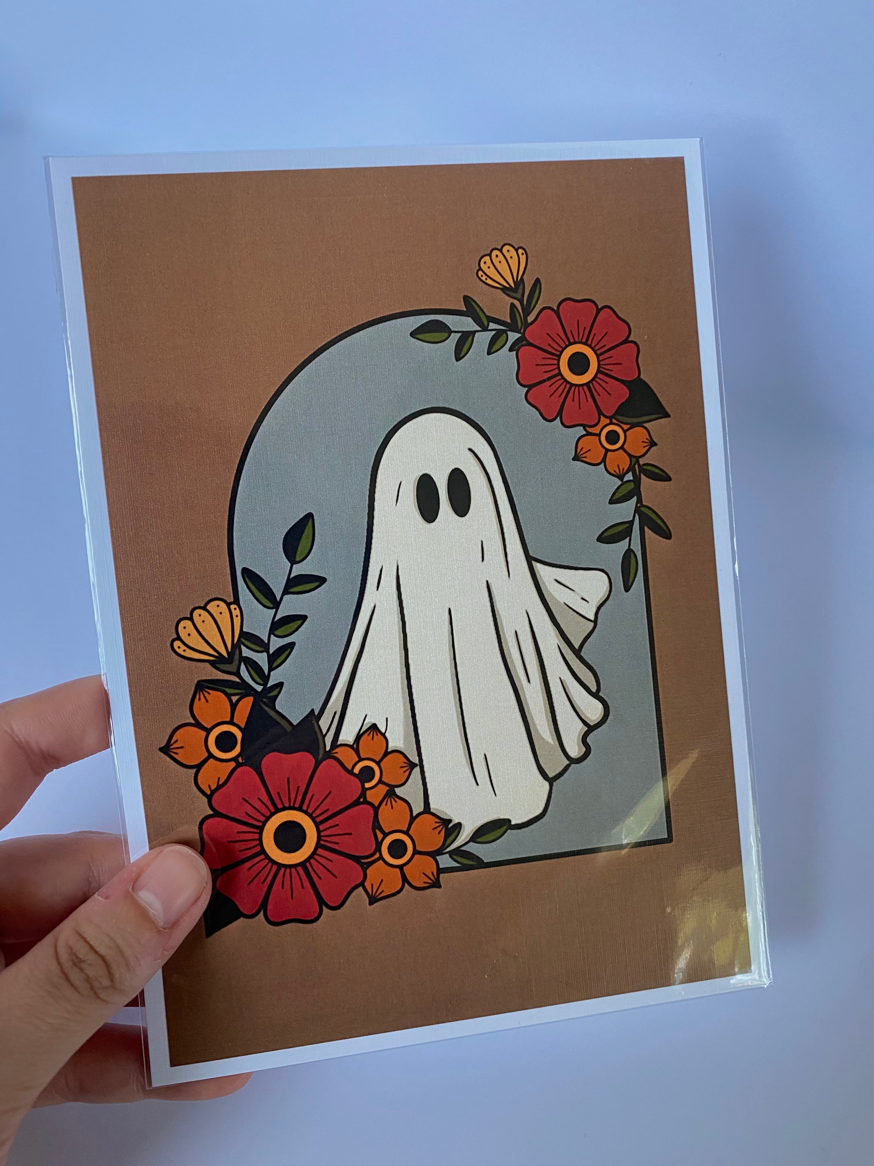 Floral Ghost Print