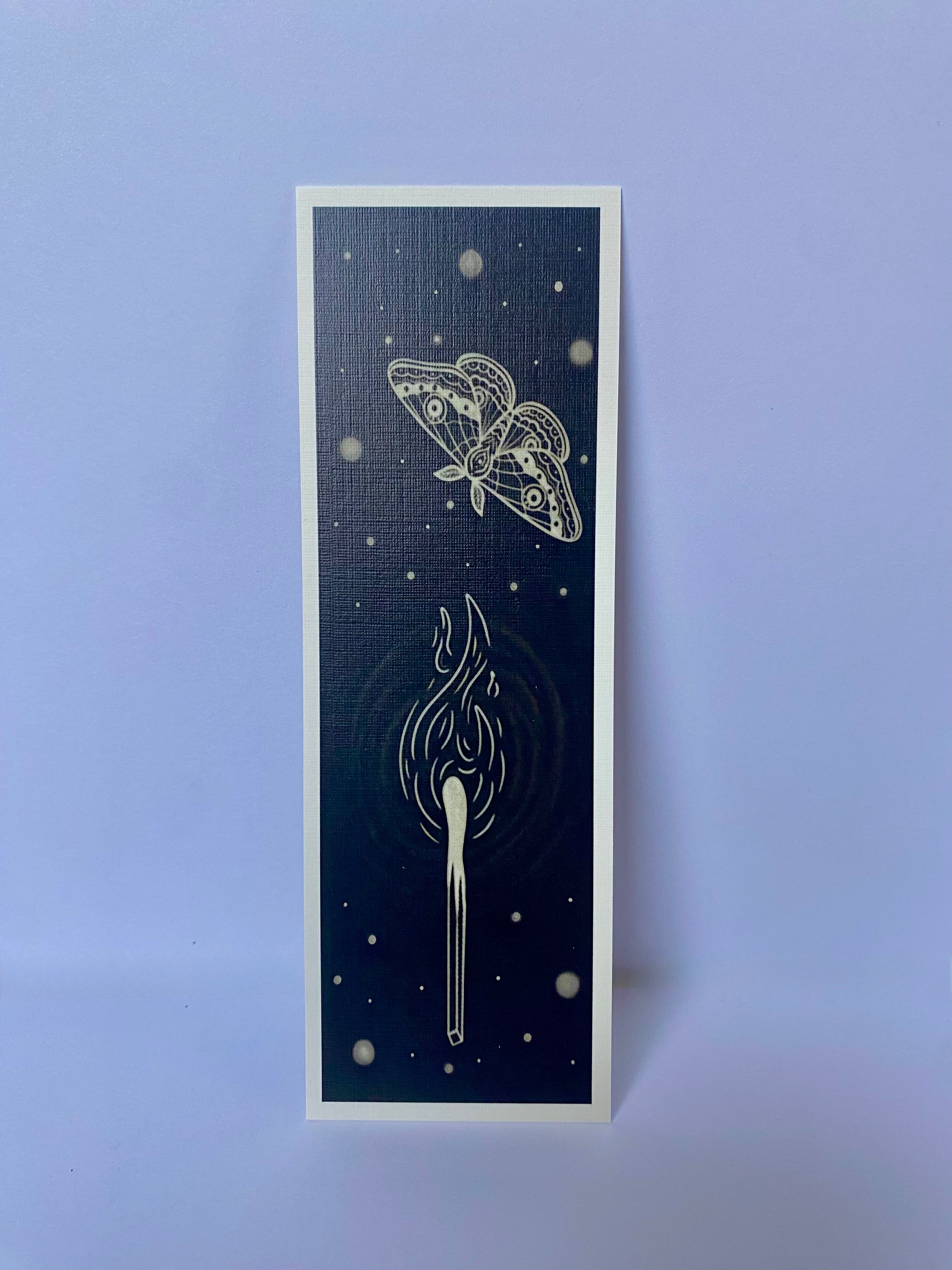 Moth to a Flame Bookmark