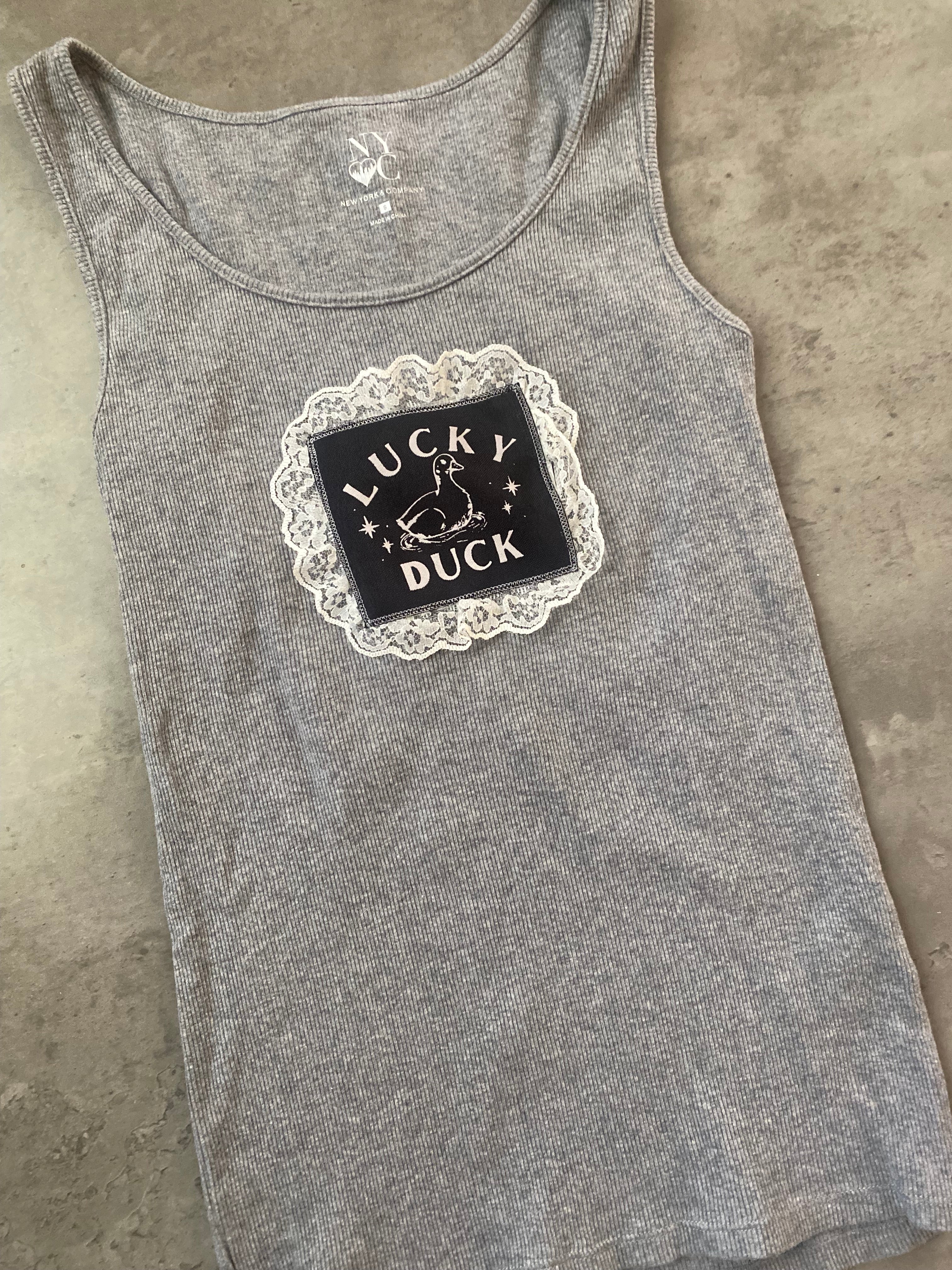 Upcycled Lace patch work tank