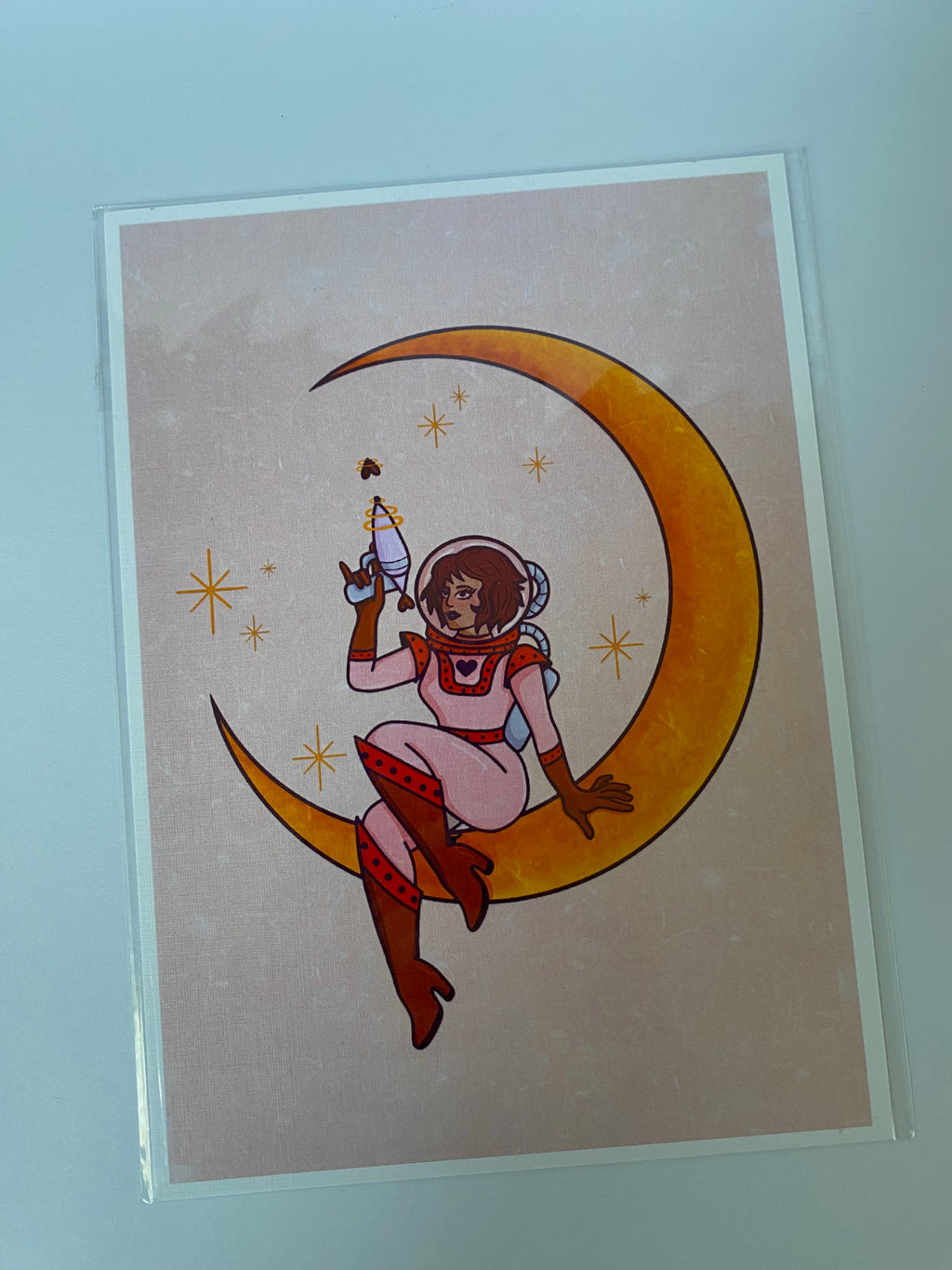 Space Girl Print