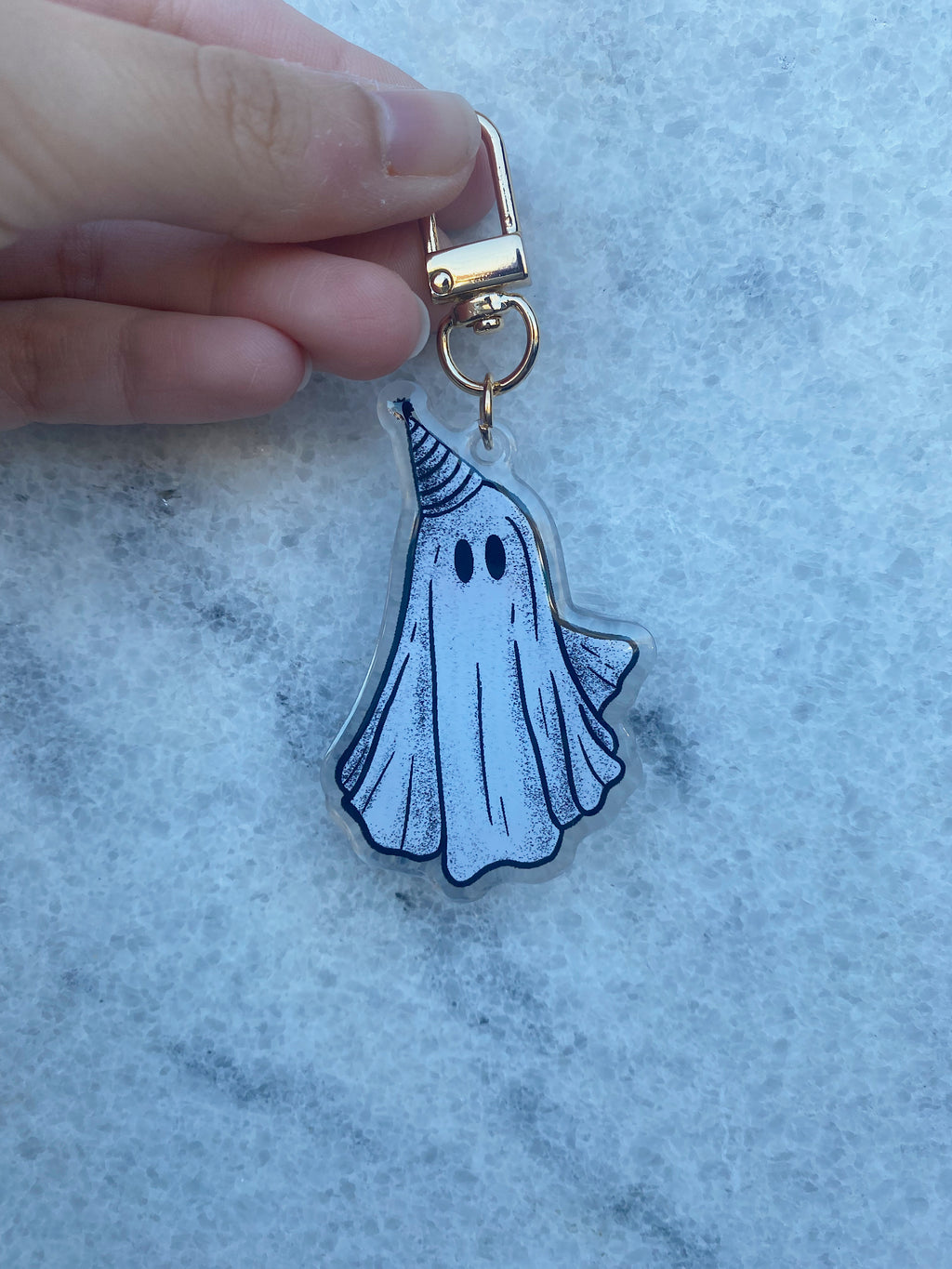 Party Ghost Keychain lol