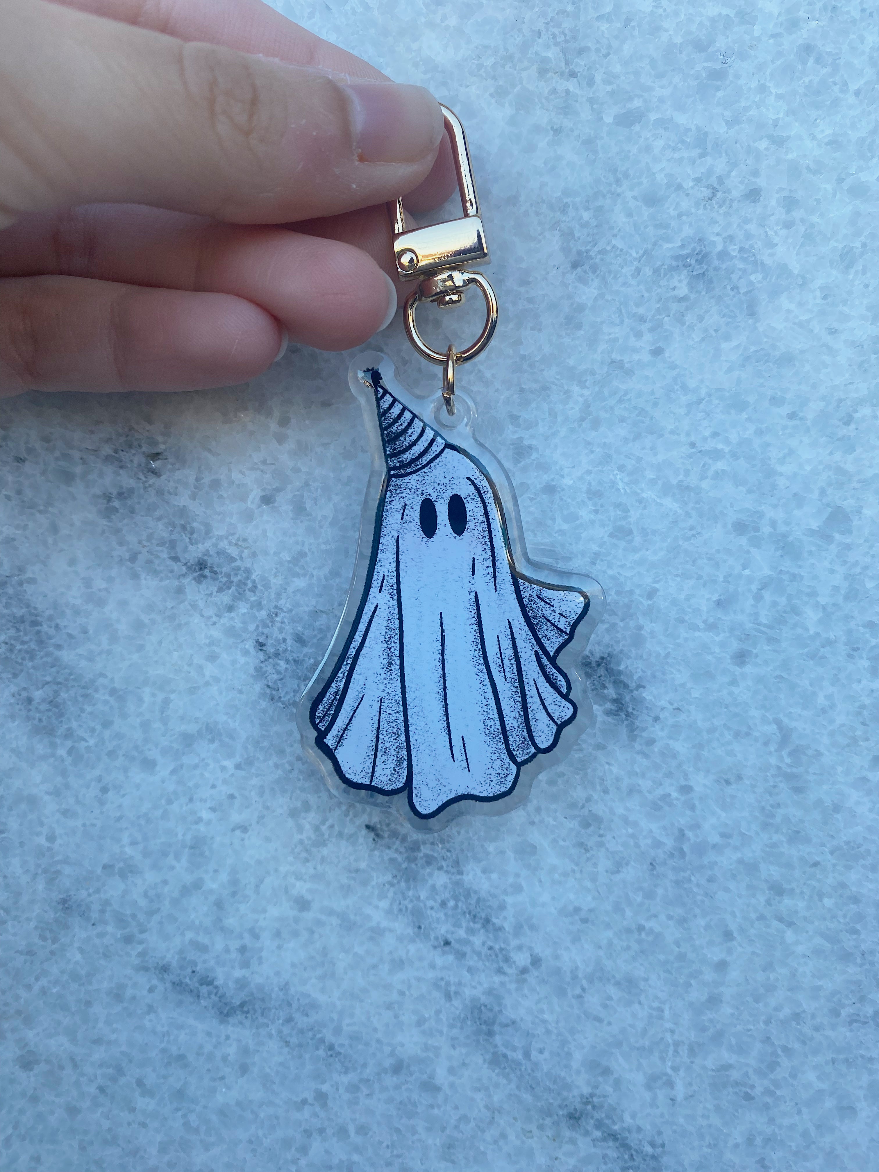 Party Ghost Keychain lol