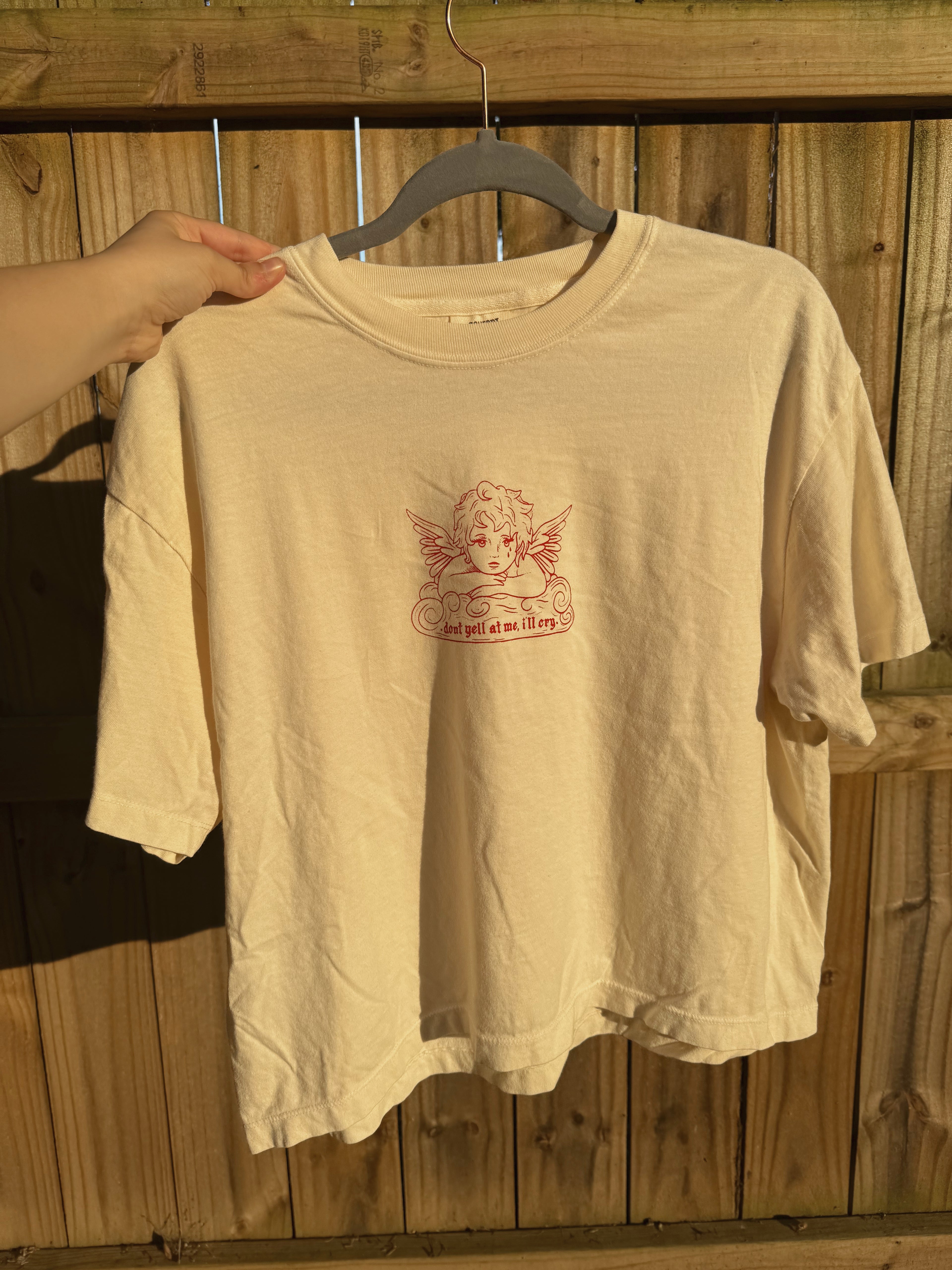 Cream Crybaby Tee