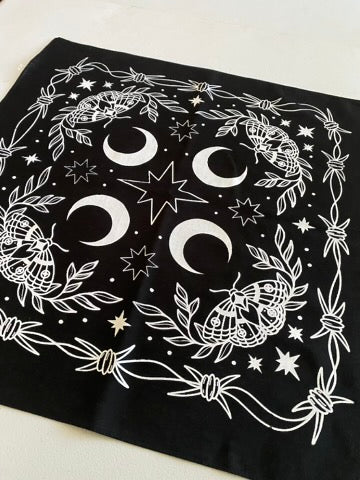 Midnight Moth Bandana