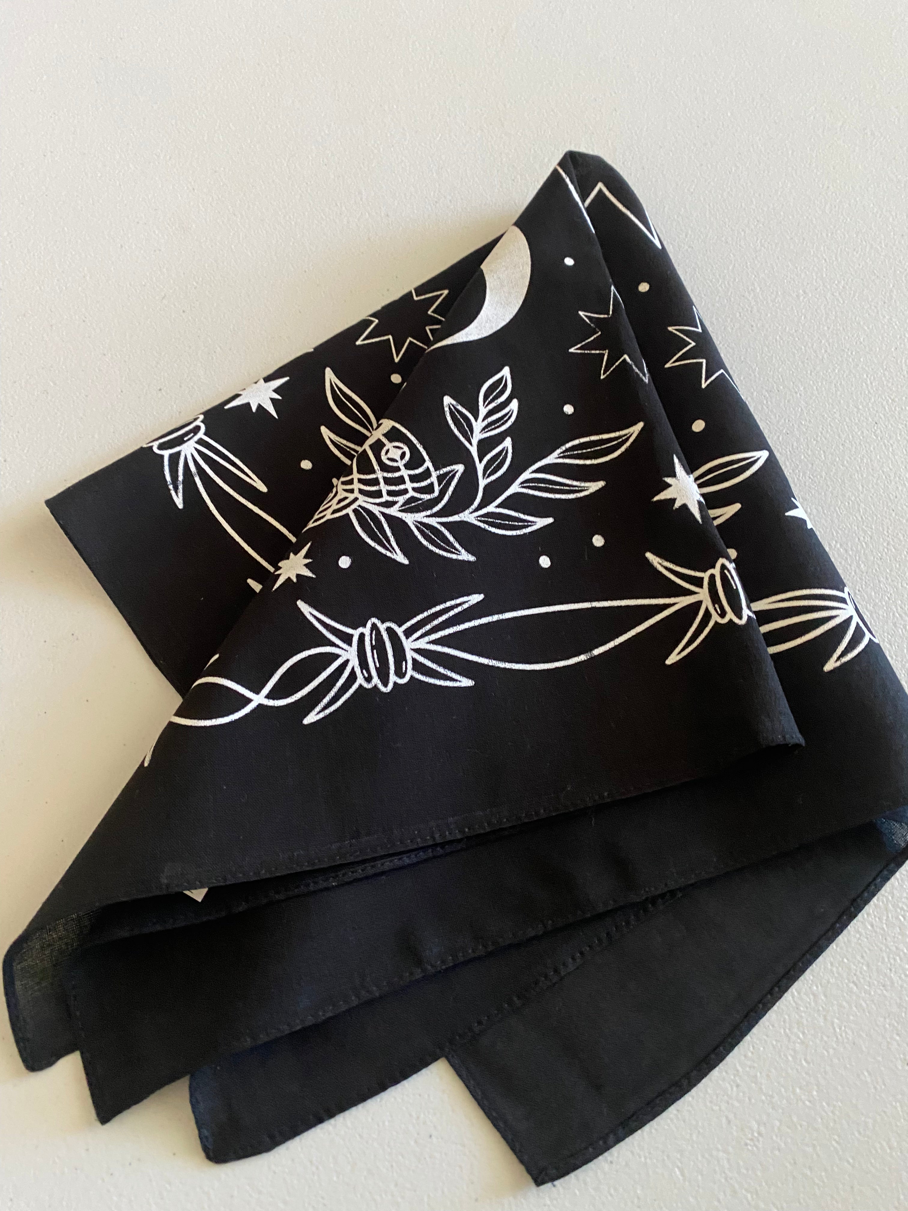 Midnight Moth Bandana
