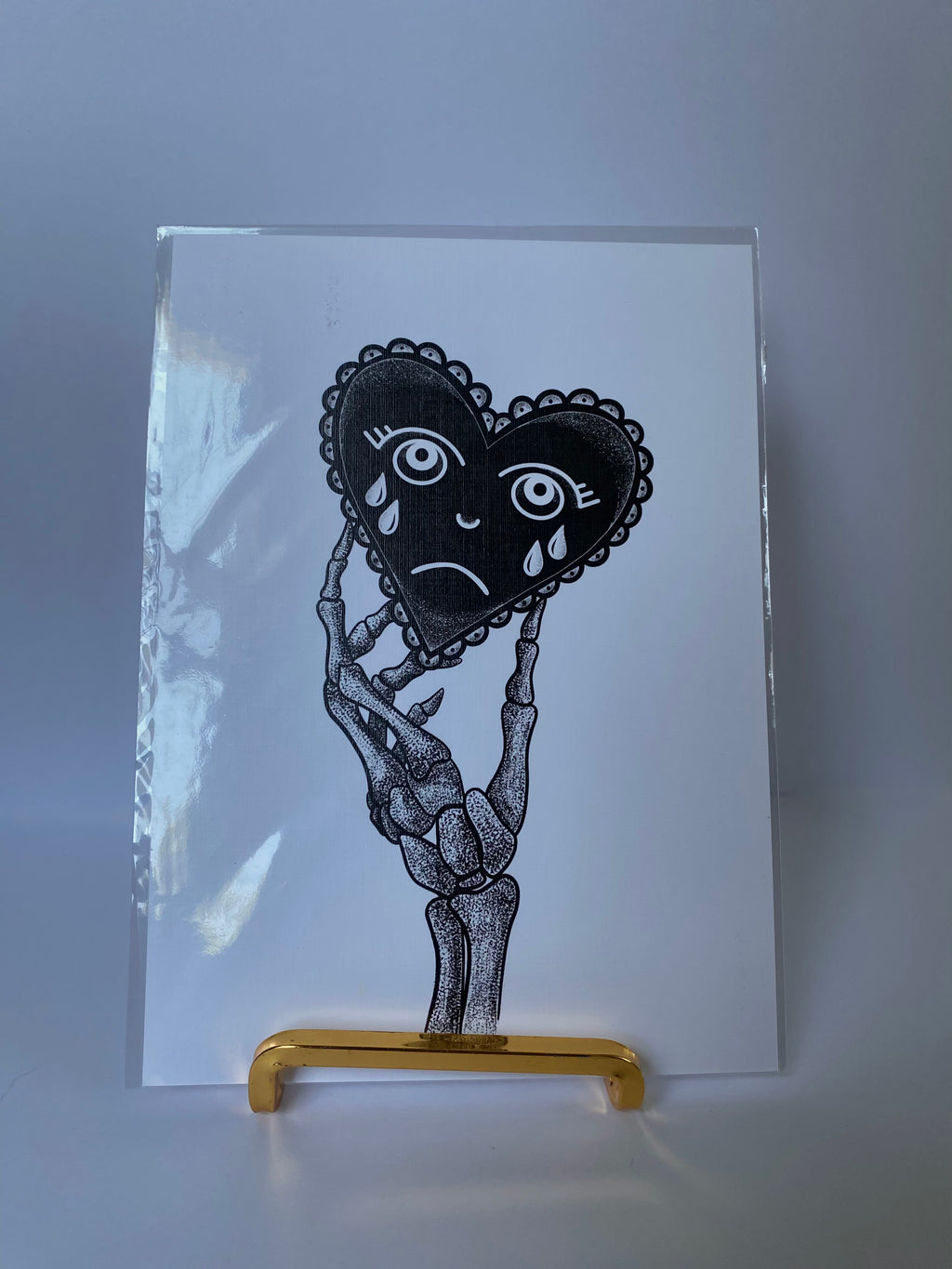 Crying Heart Print