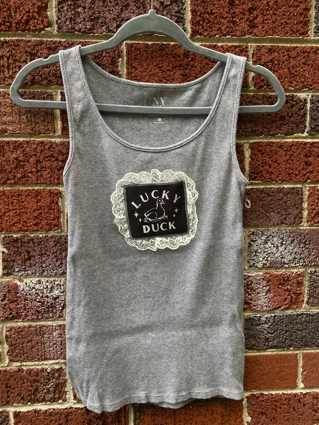 Upcycled Lace patch work tank