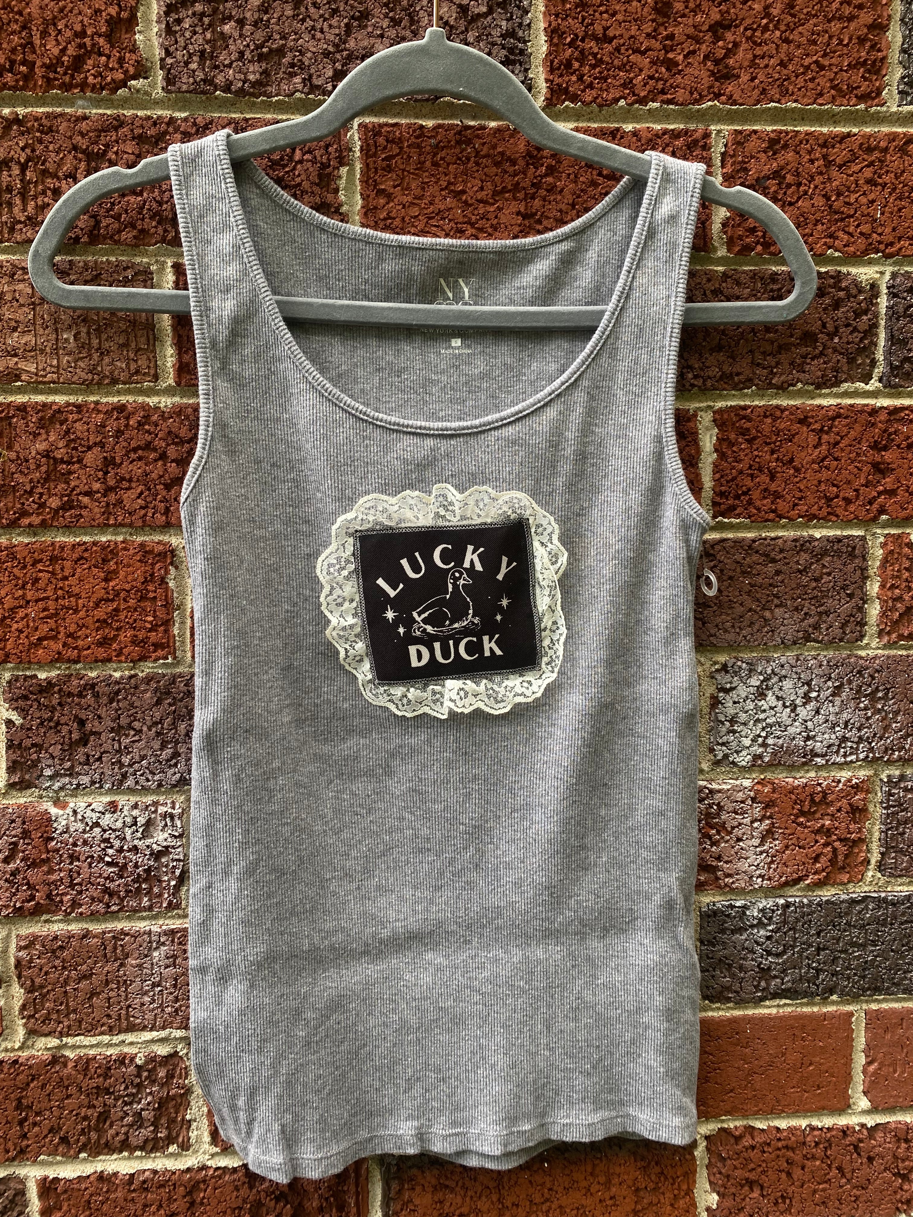 Upcycled Lace patch work tank