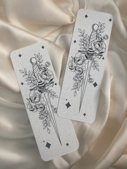 Floral Dagger bookmark