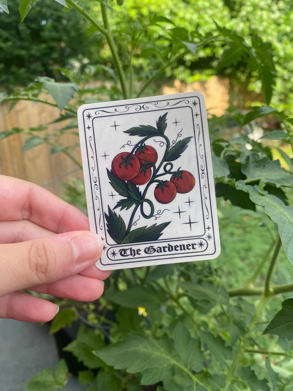 The gardener sticker