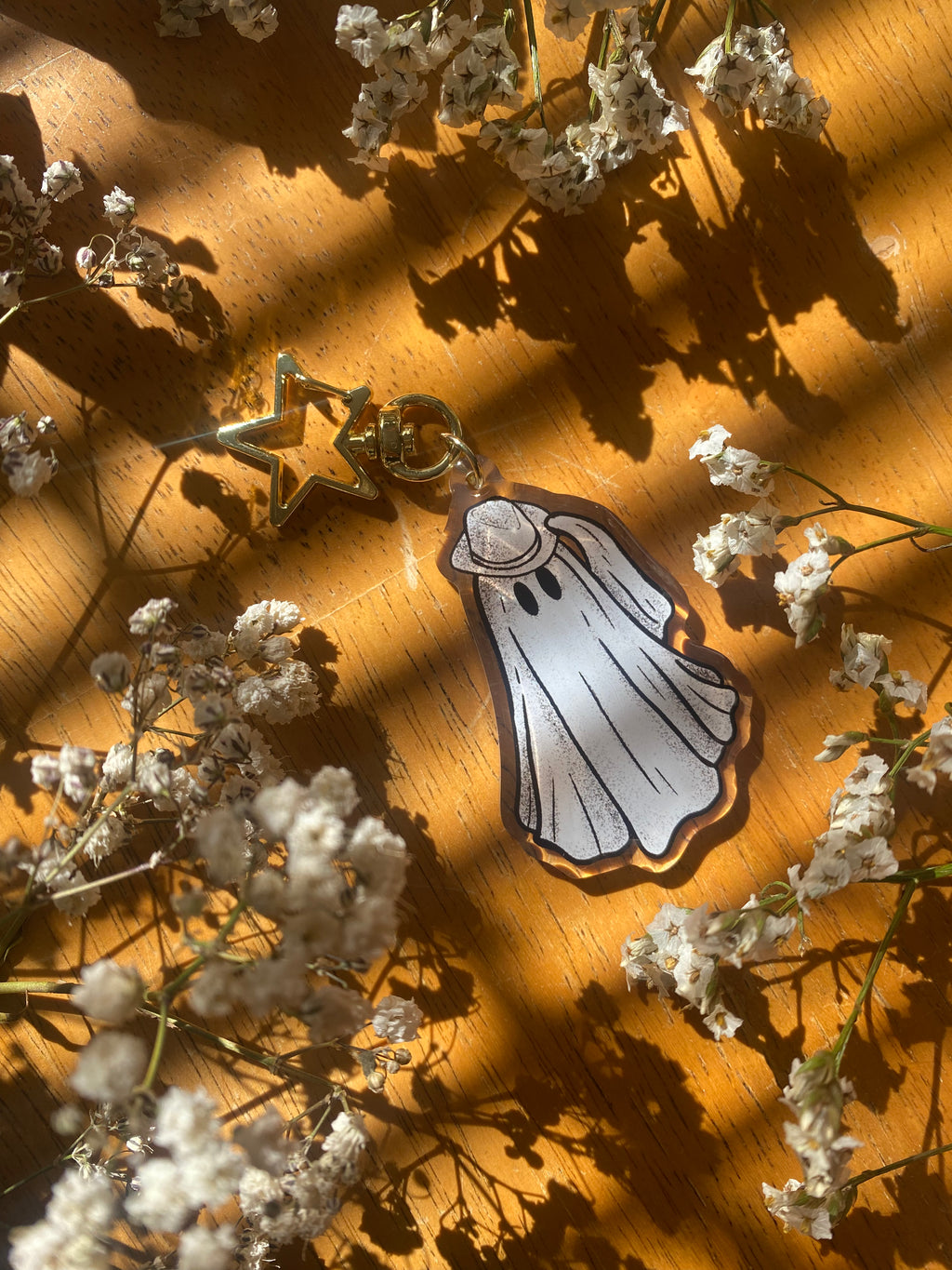 Howdy Ghost Keychain