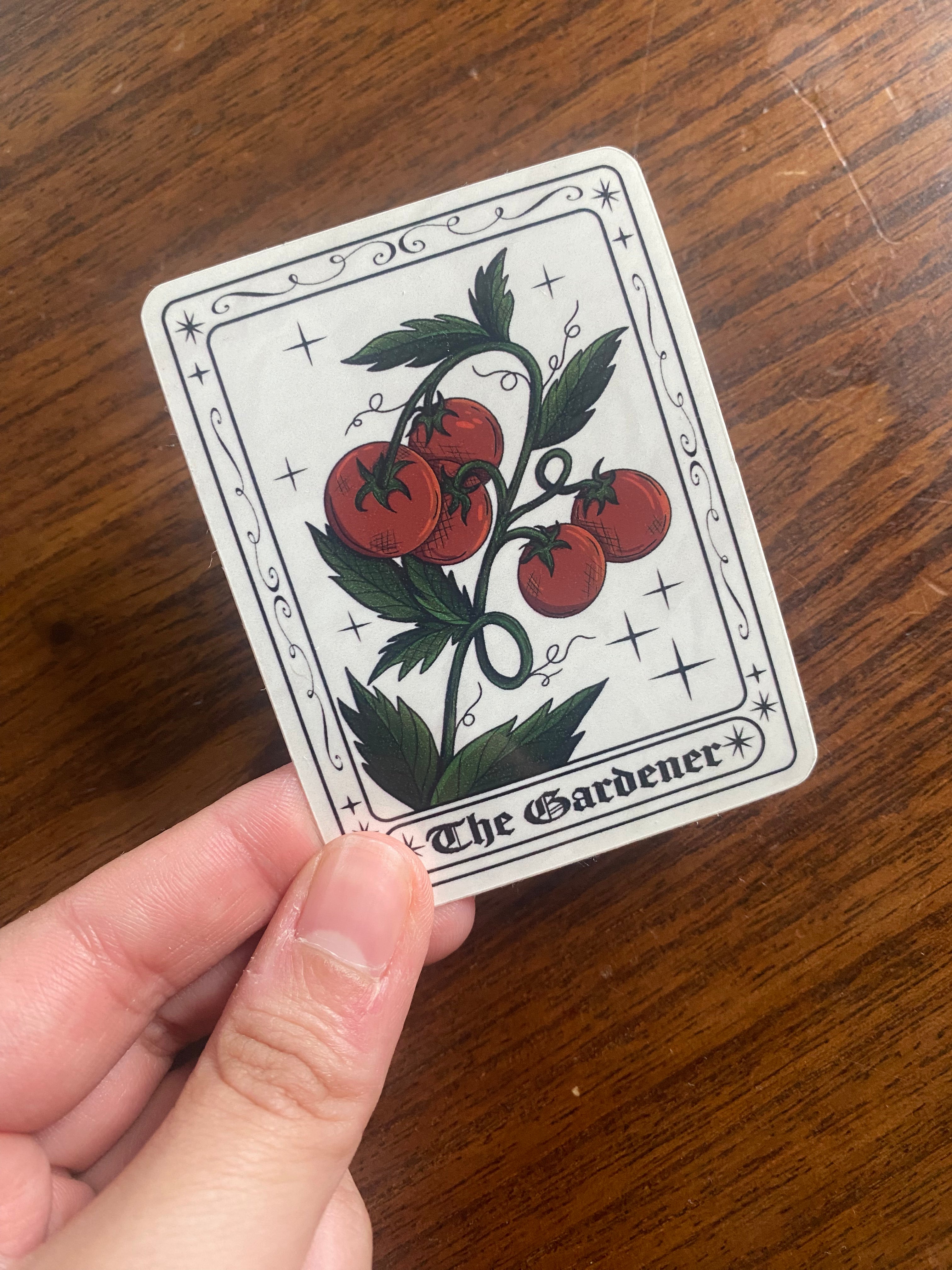 The gardener sticker