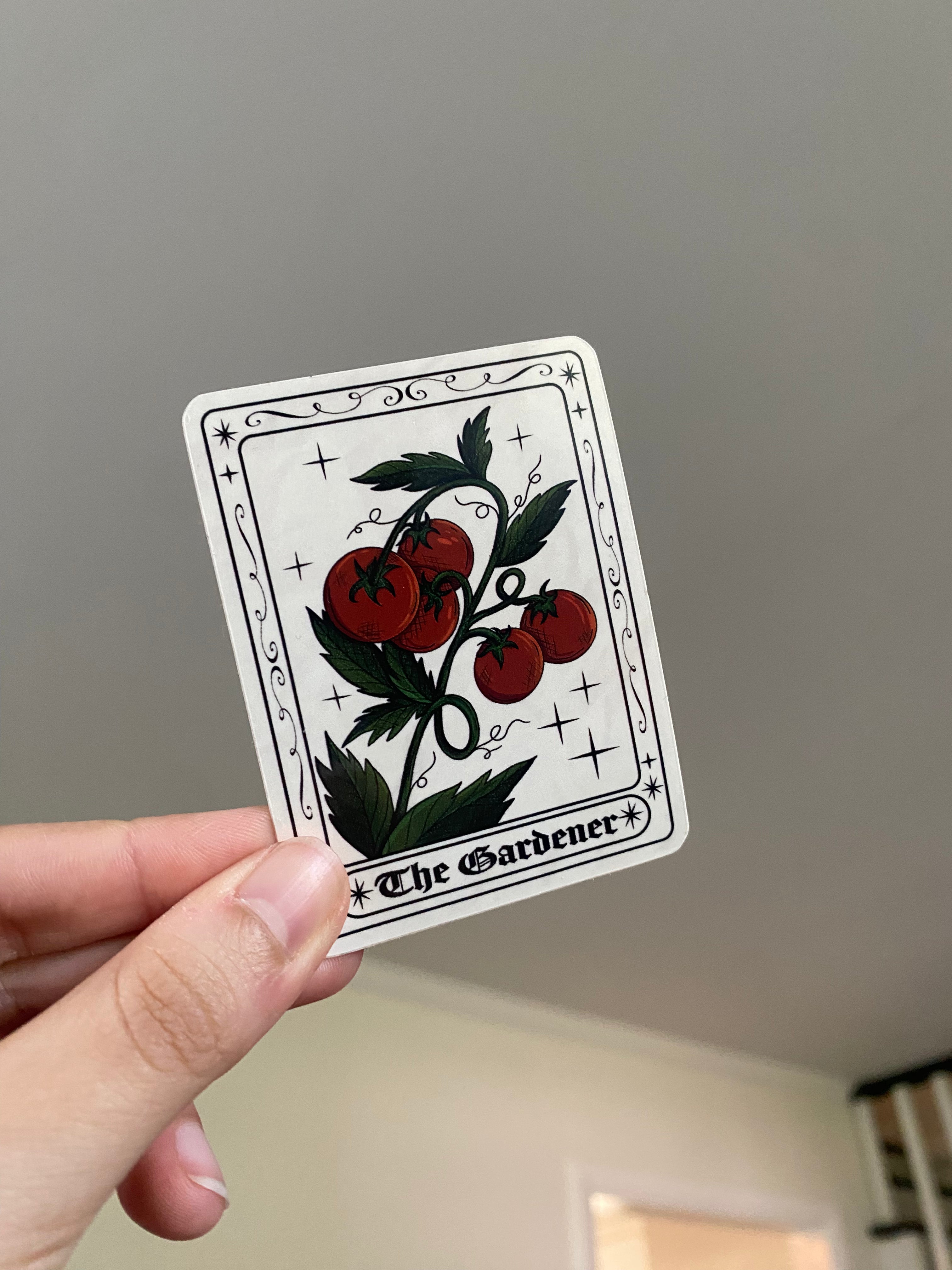 The gardener sticker
