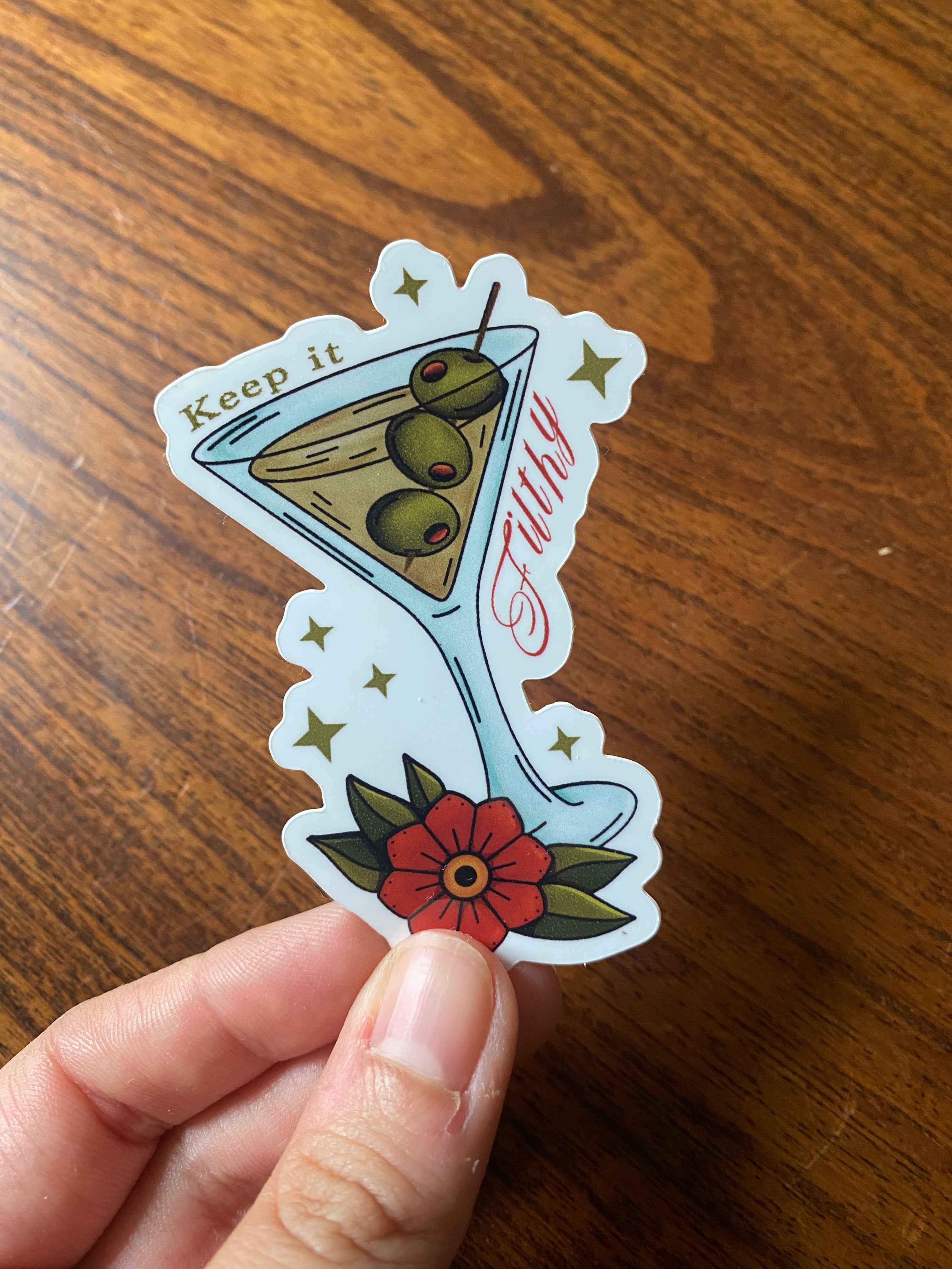 Martini Sticker