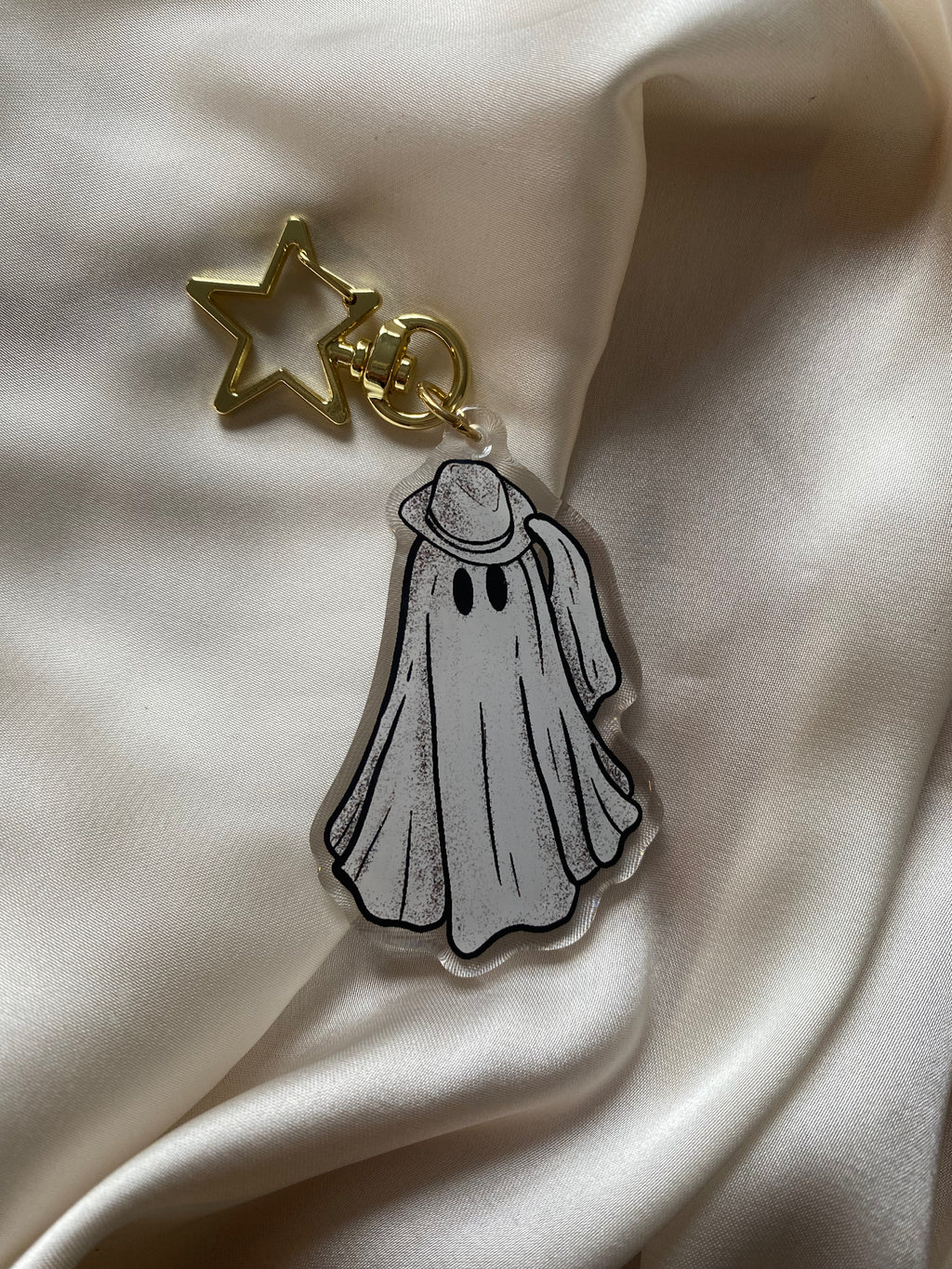Howdy Ghost Keychain