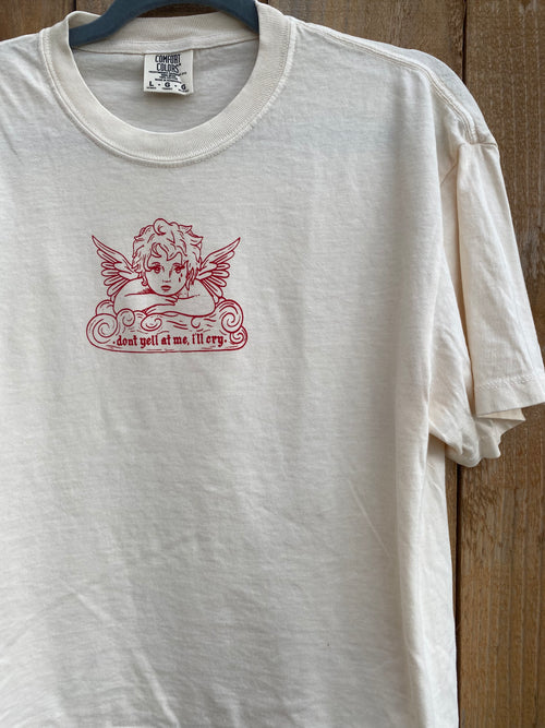 Cream Crybaby Tee