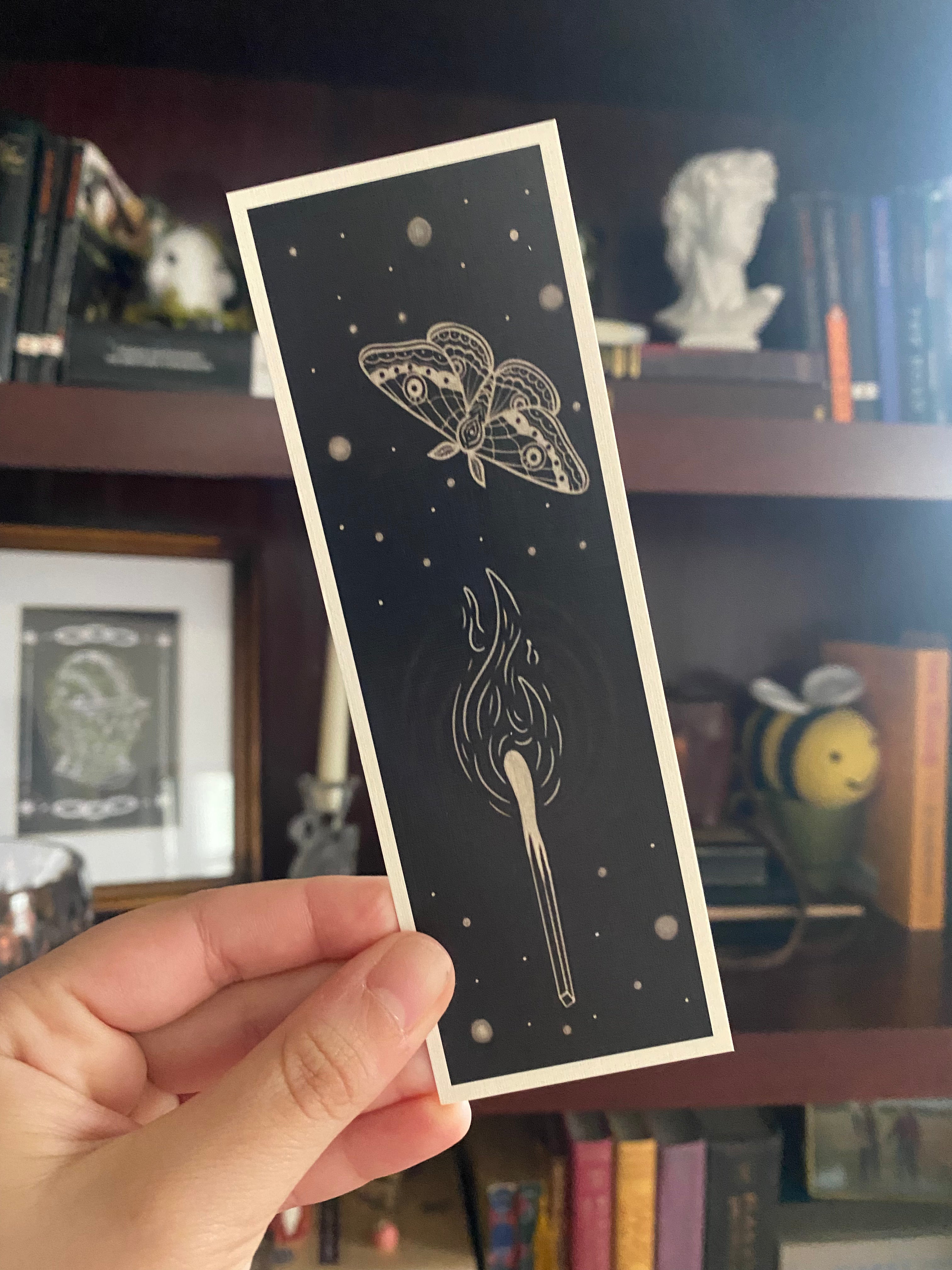 Moth to a Flame Bookmark