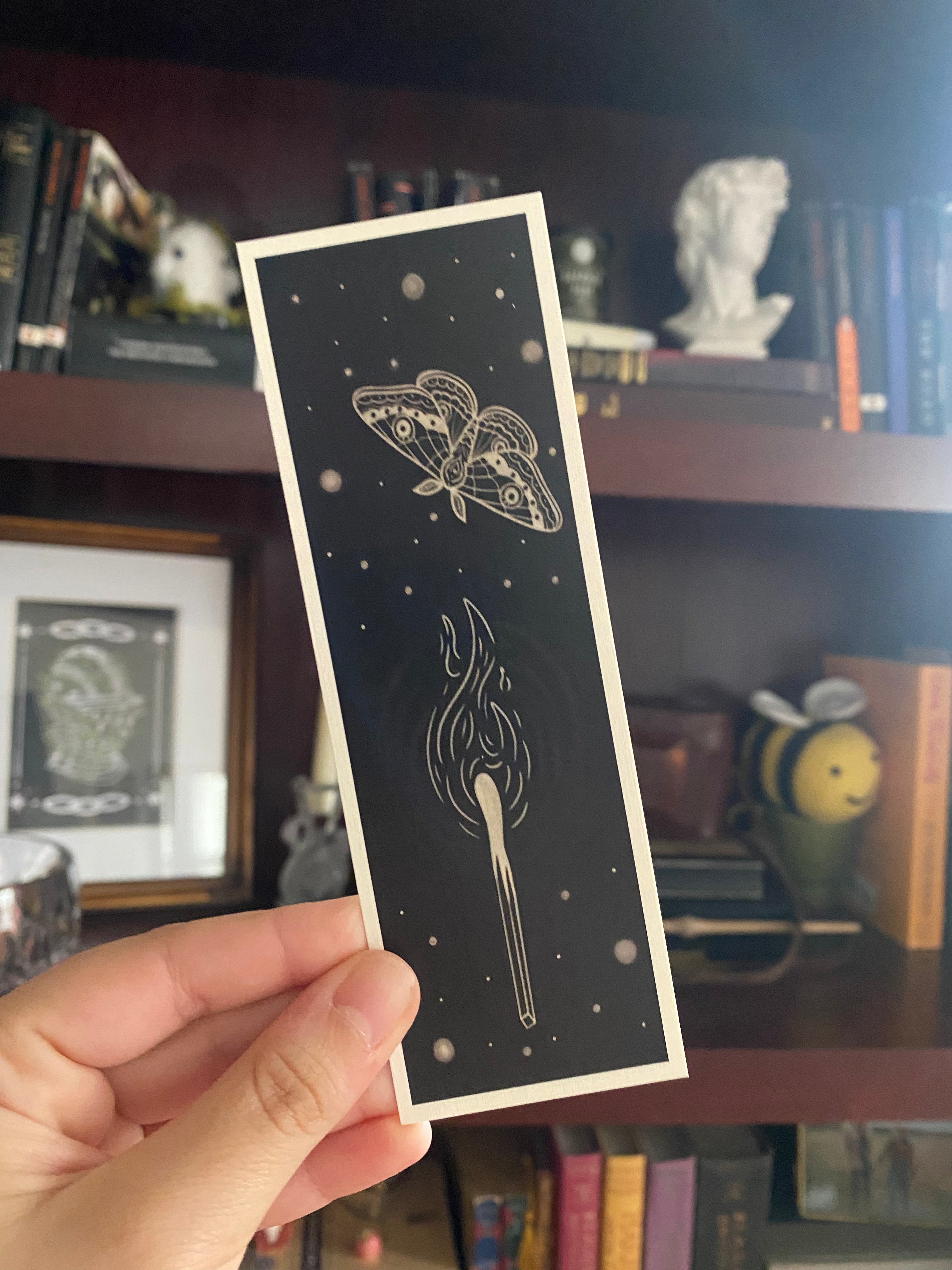 Moth to a Flame Bookmark