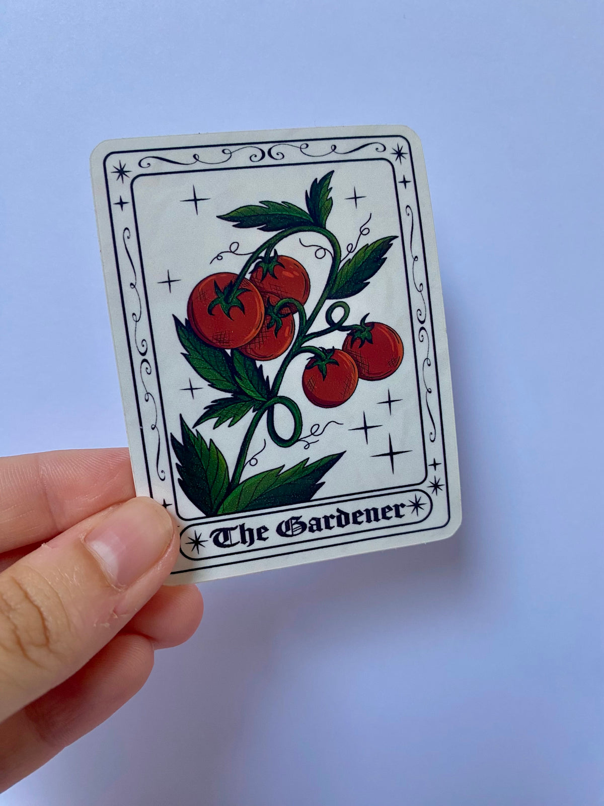 The gardener sticker