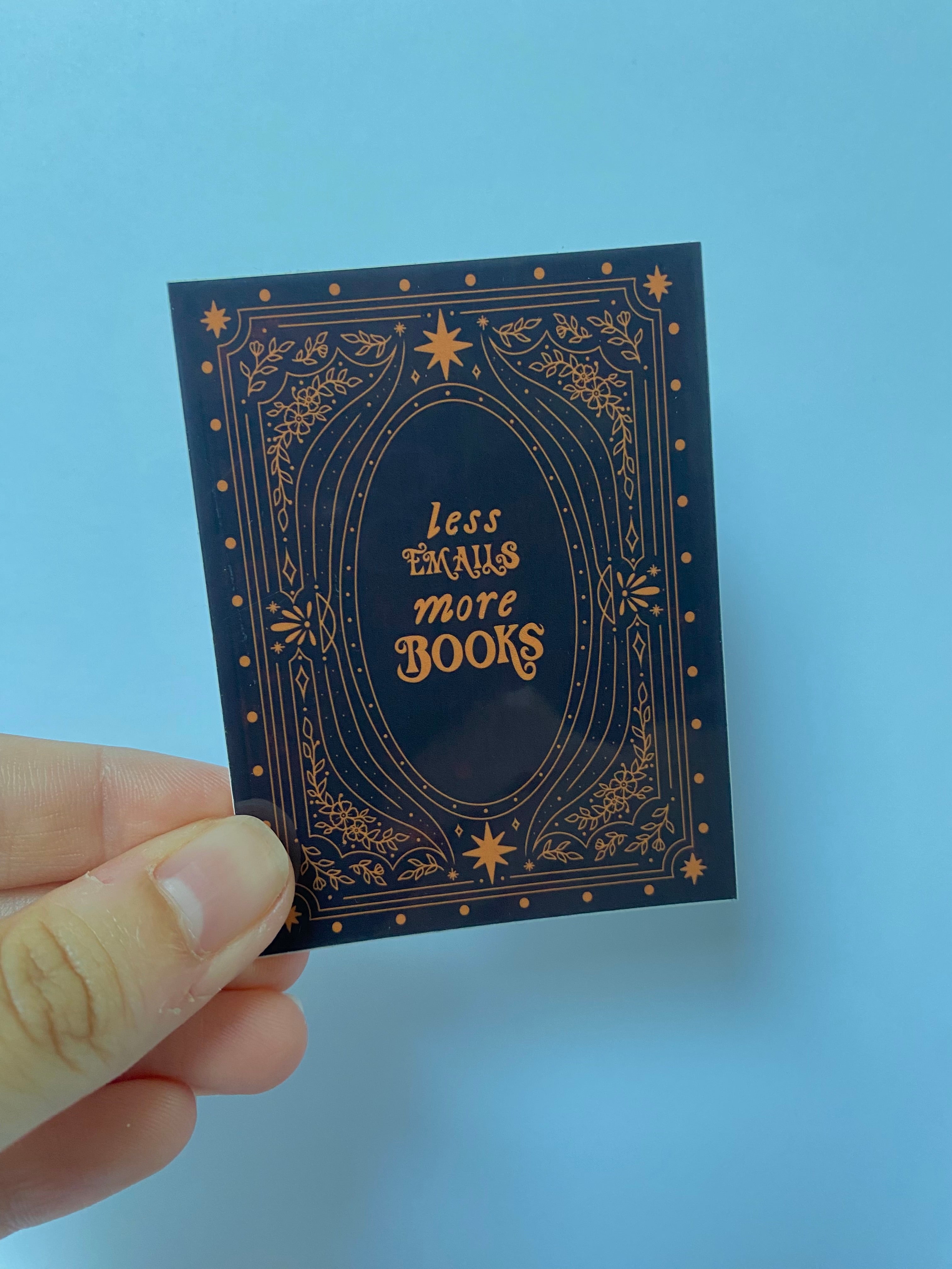 Less emails More Books Sticker