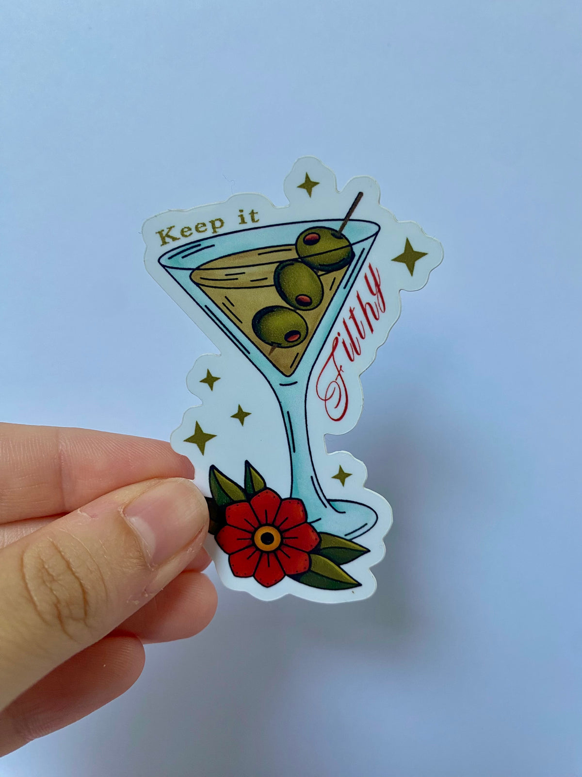 Martini Sticker