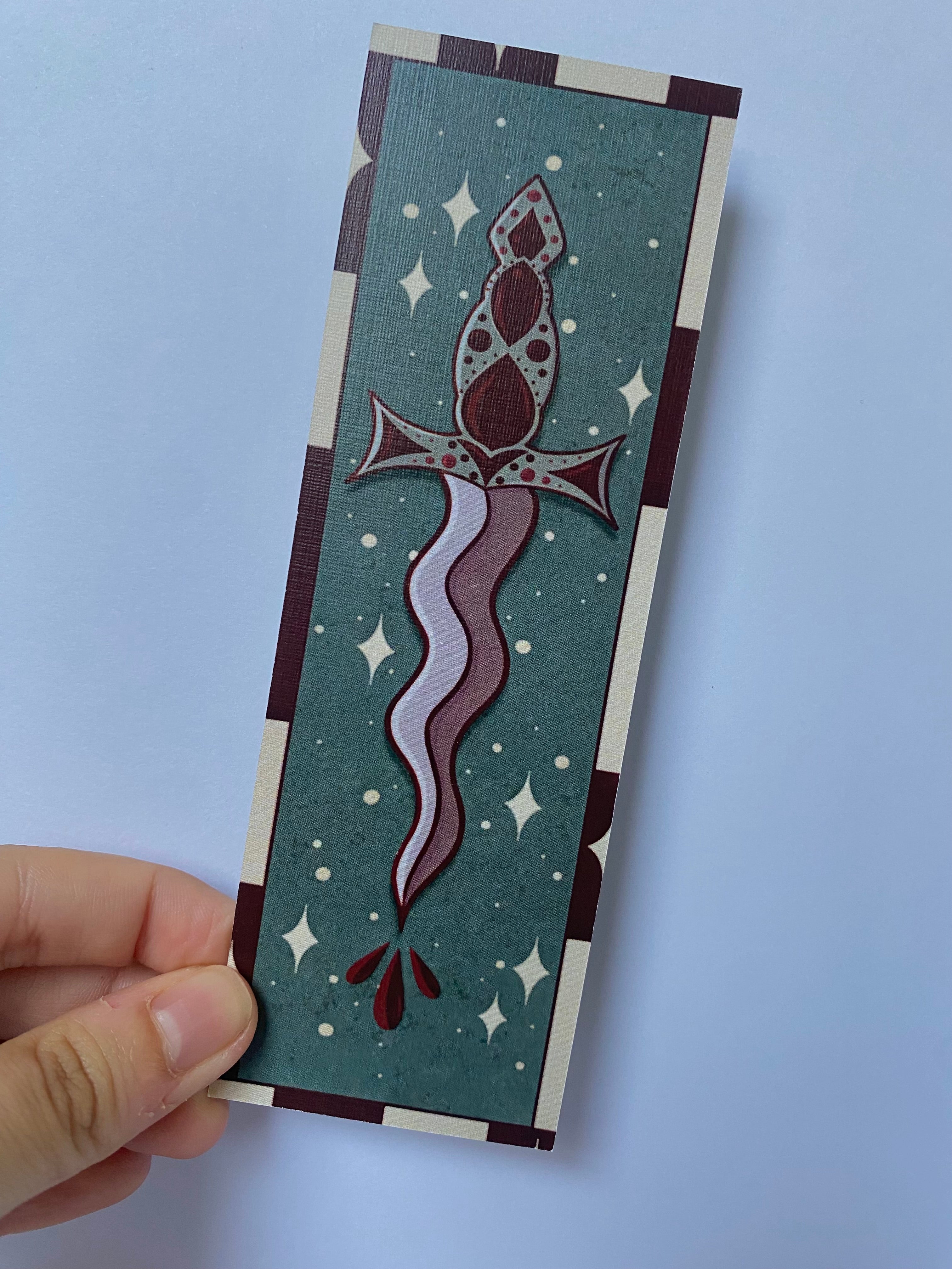 Wavy Dagger bookmark