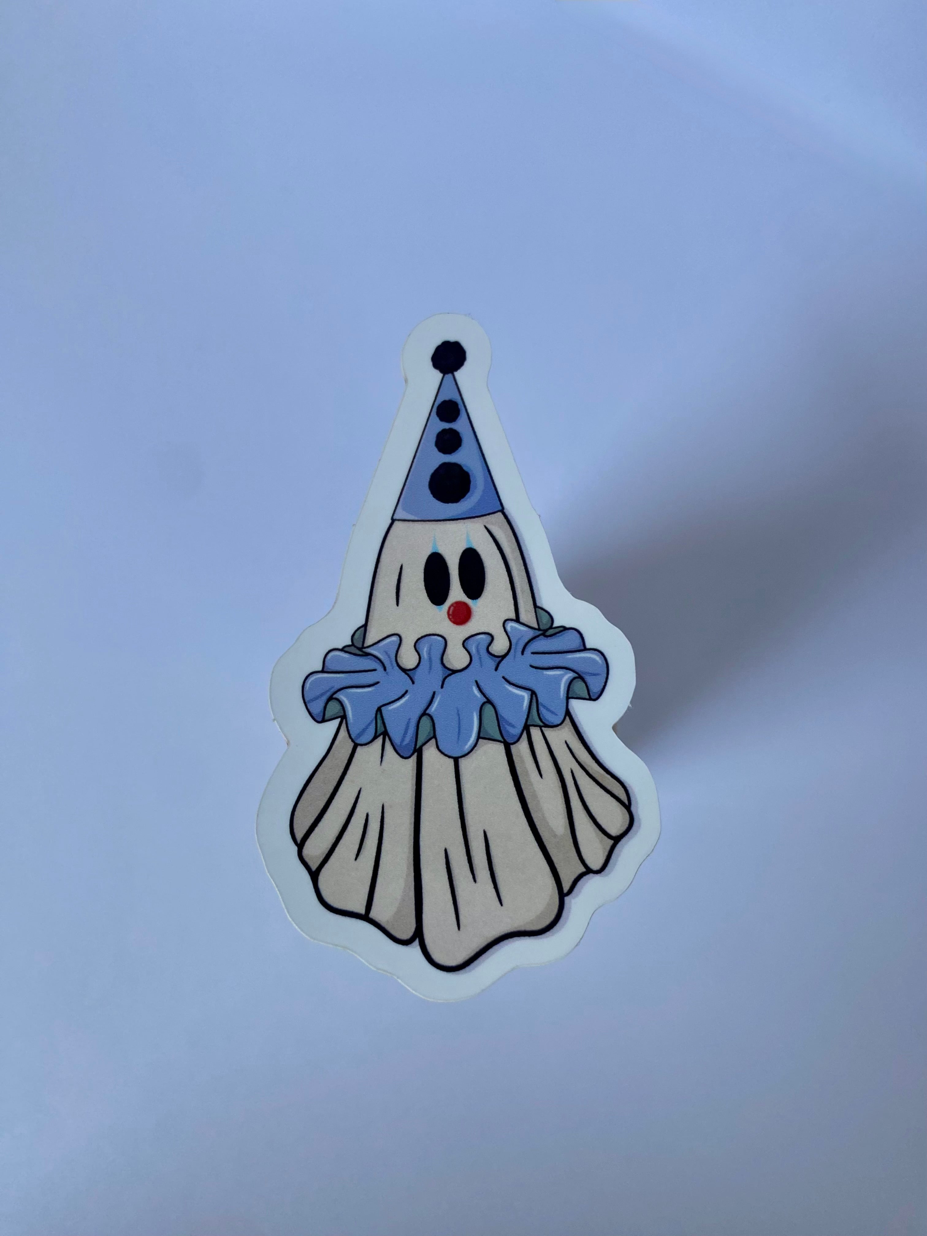 Clown Ghost Sticker