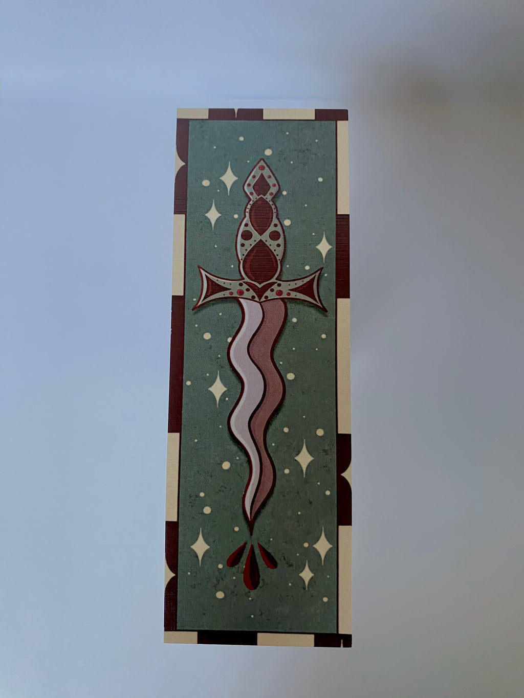 Wavy Dagger bookmark