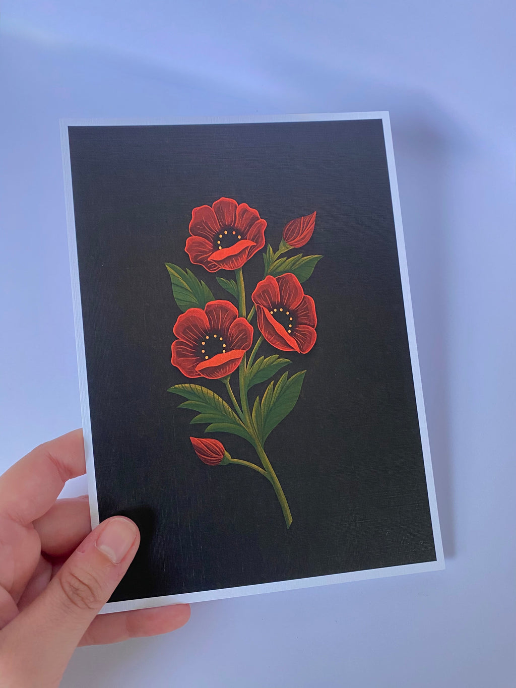 Red Poppy Print