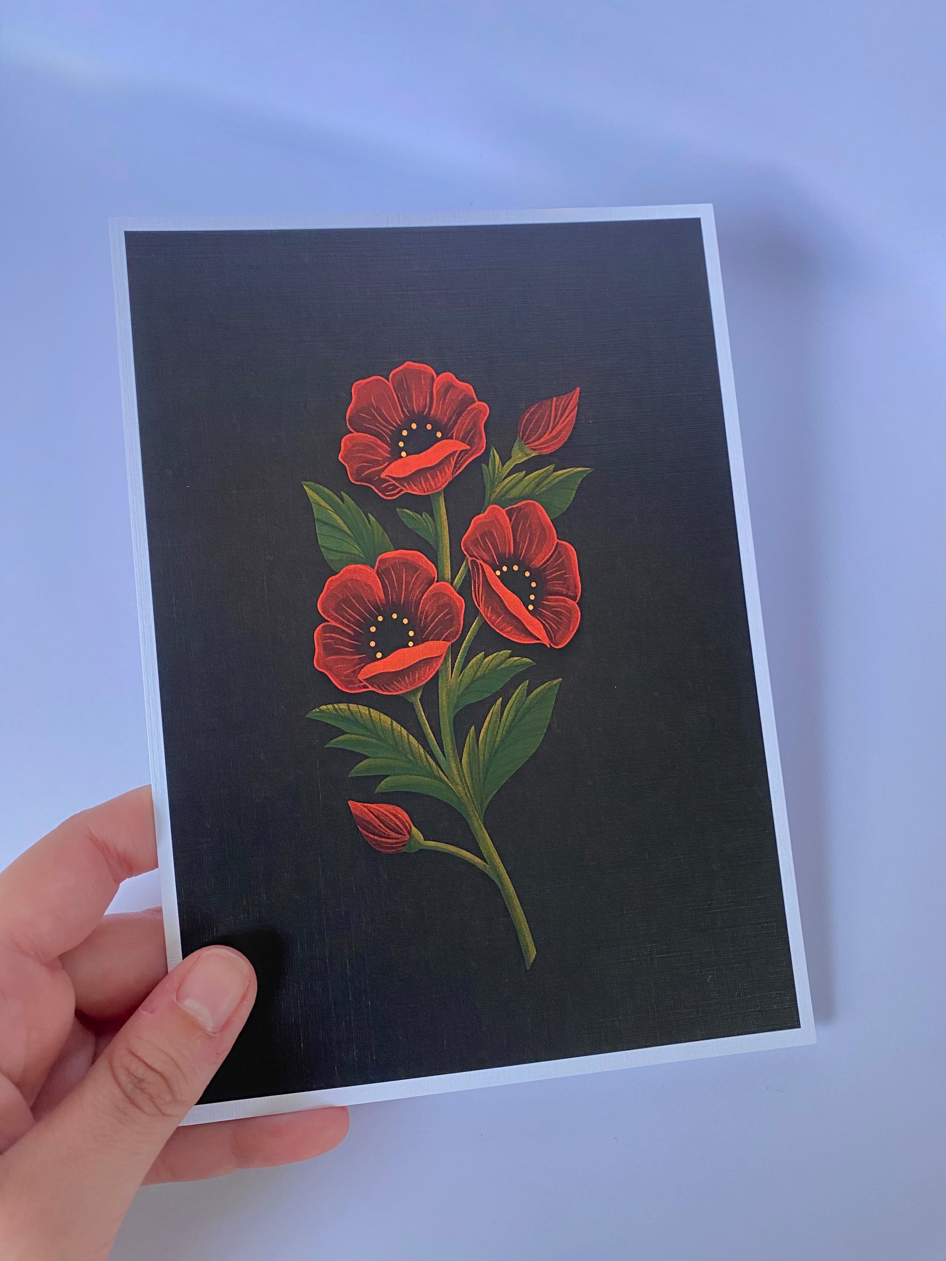 Red Poppy Print