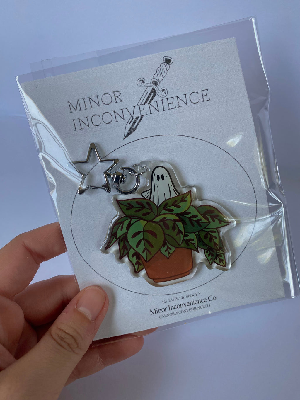 Plant Ghost  Keychain