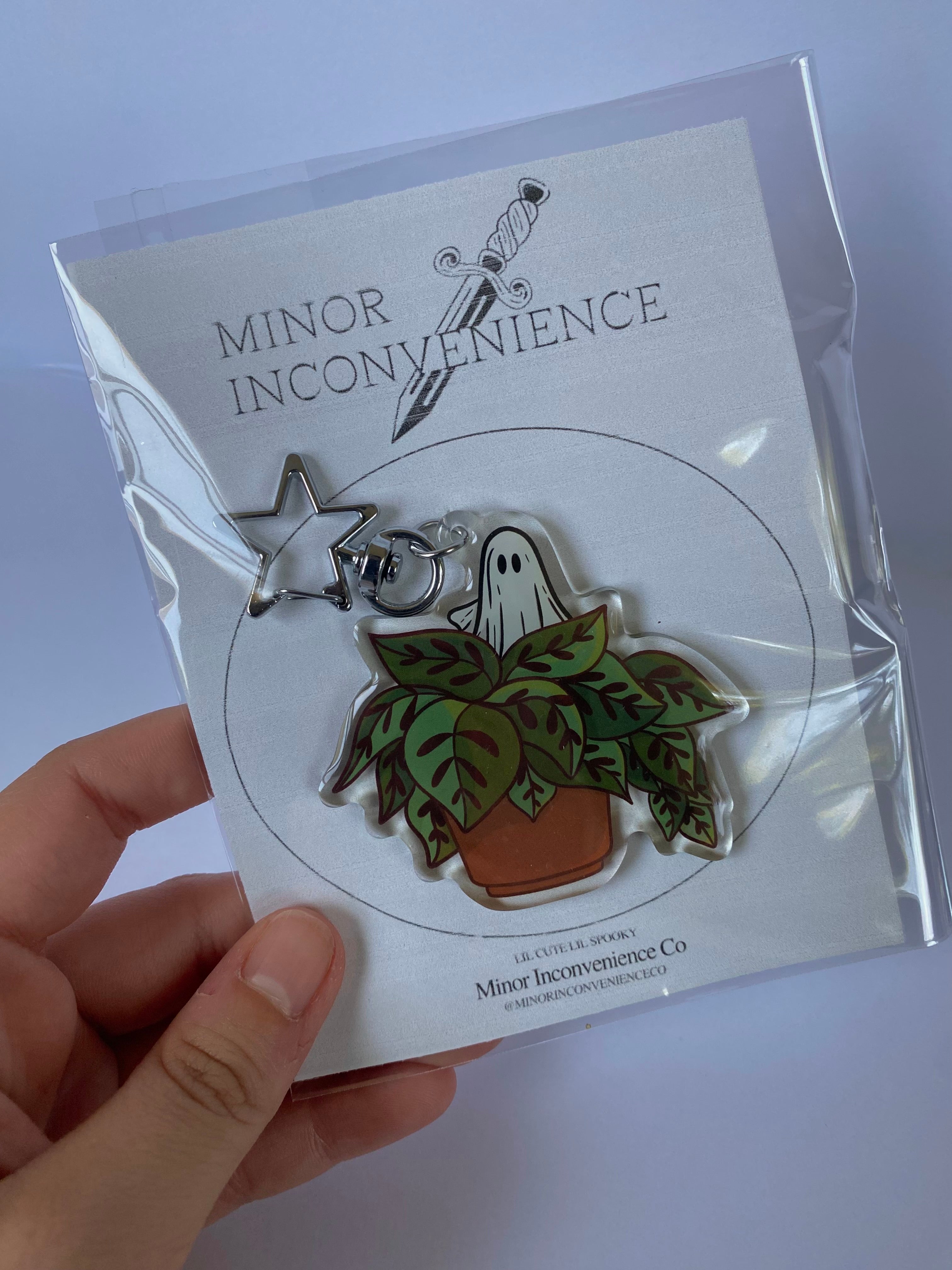 Plant Ghost  Keychain