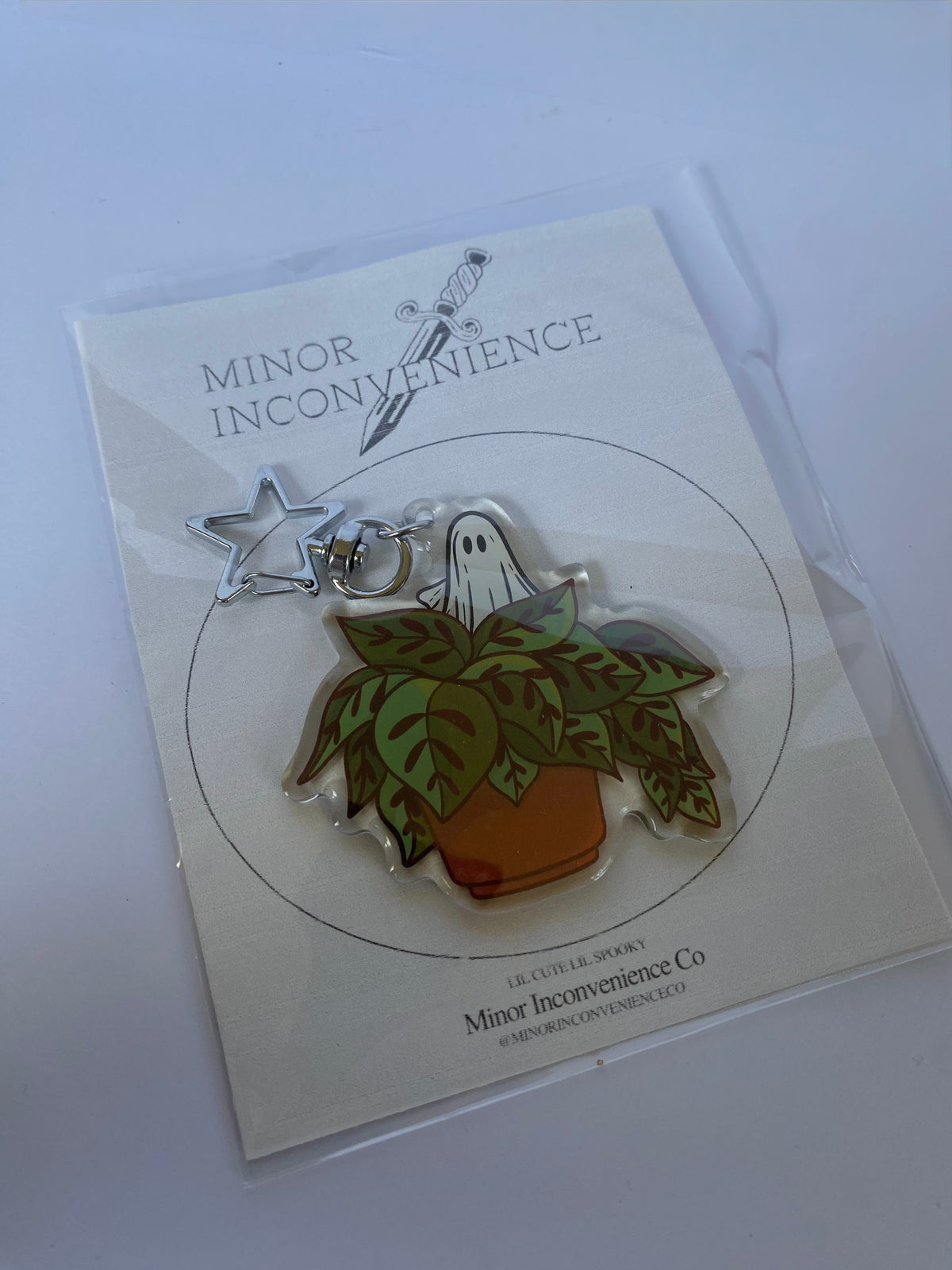 Plant Ghost  Keychain