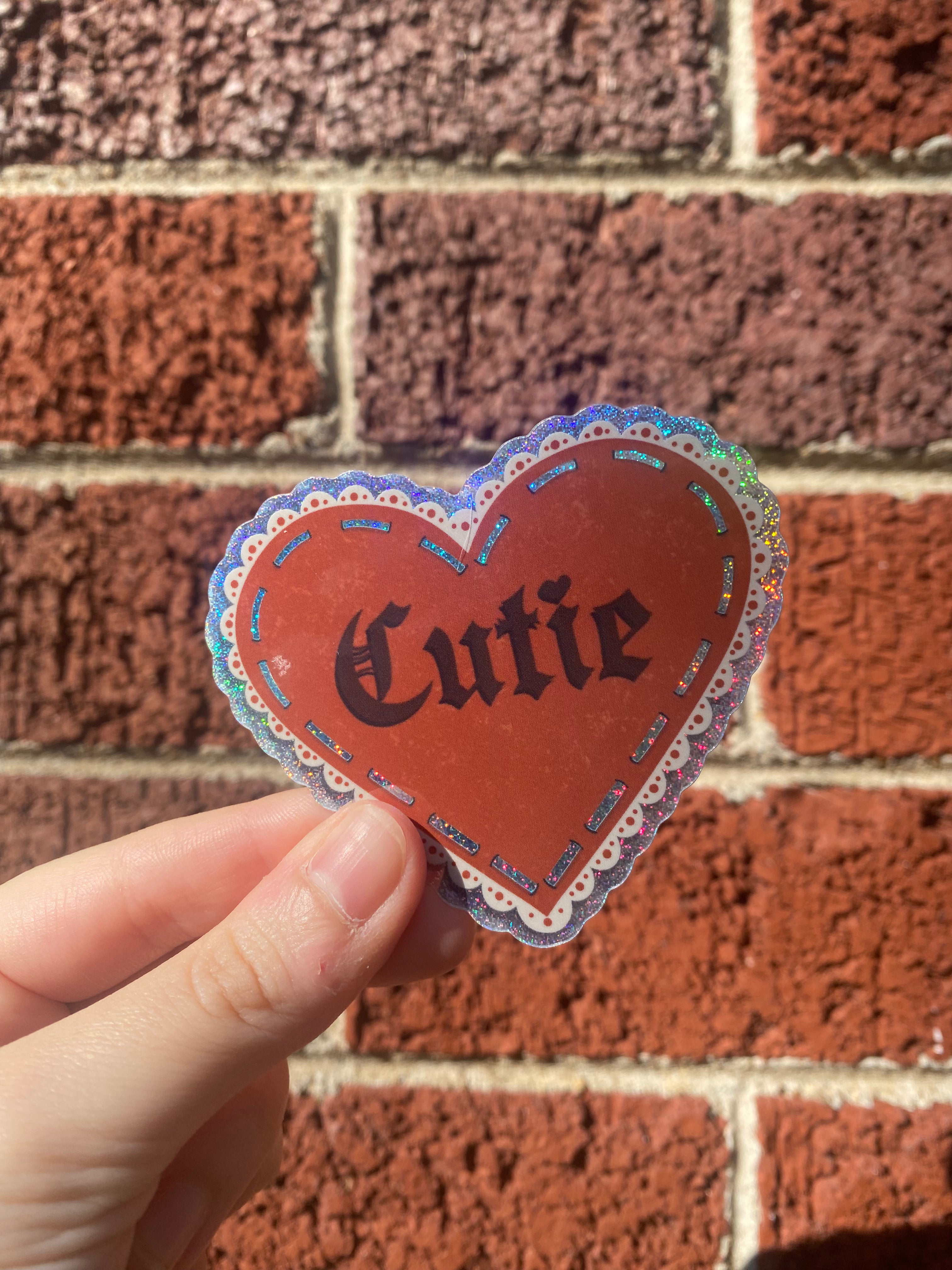 Cutie Glitter Sticker